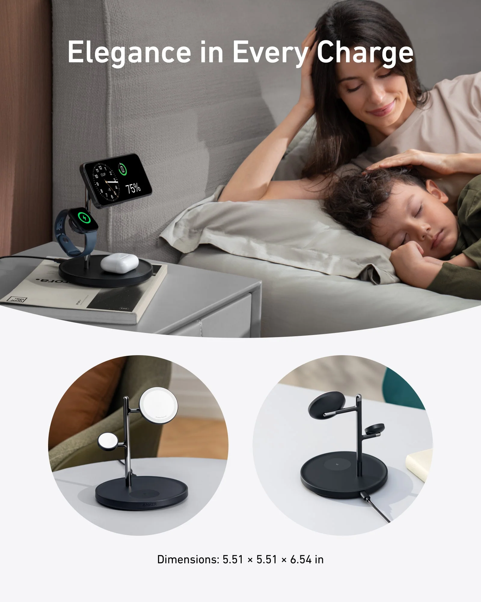 Anker MagGo Wireless Charging Station (3-in-1 Stand) - Image 9