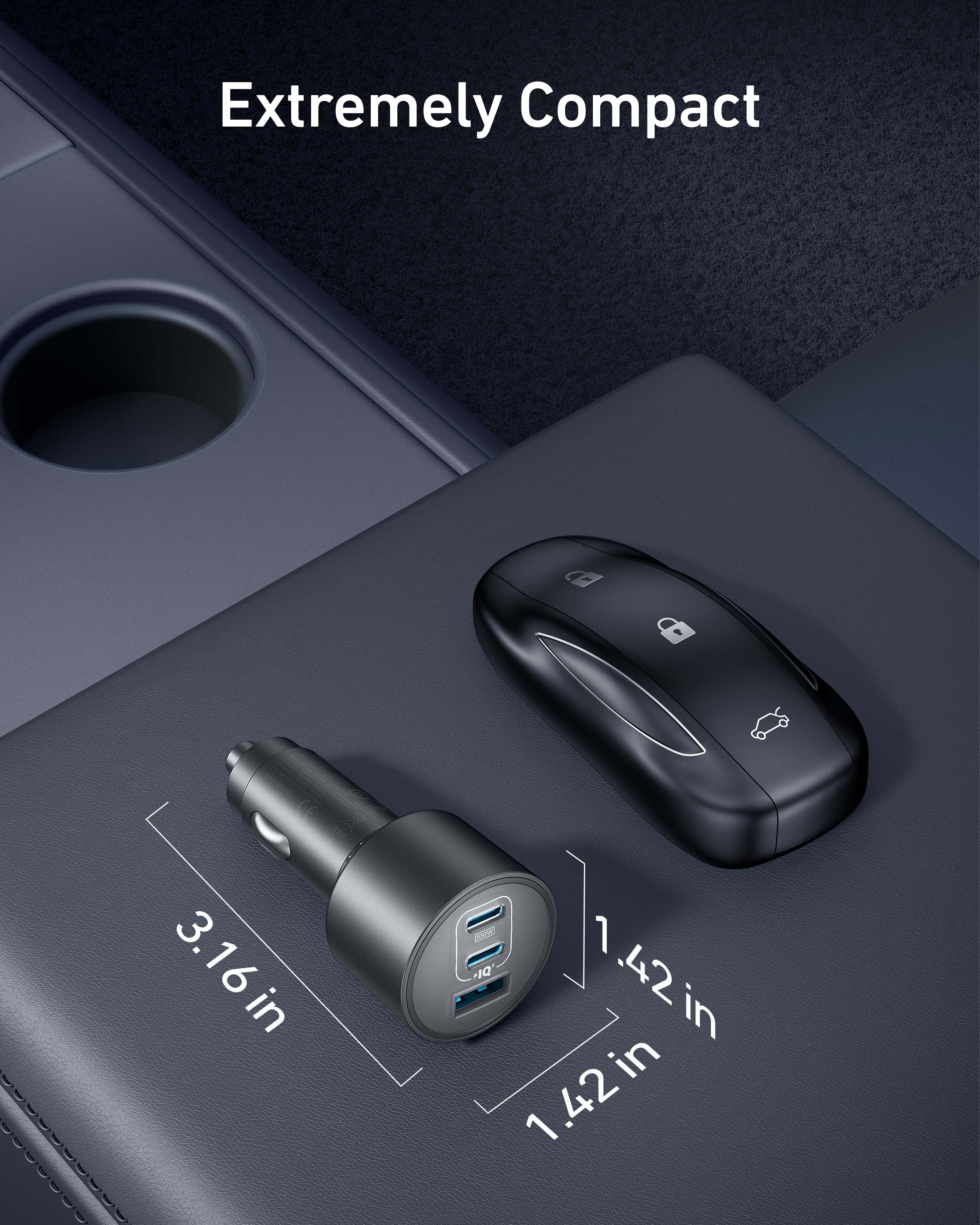 Anker Nano Car Charger (167.5W, 3 Ports) - Image 5