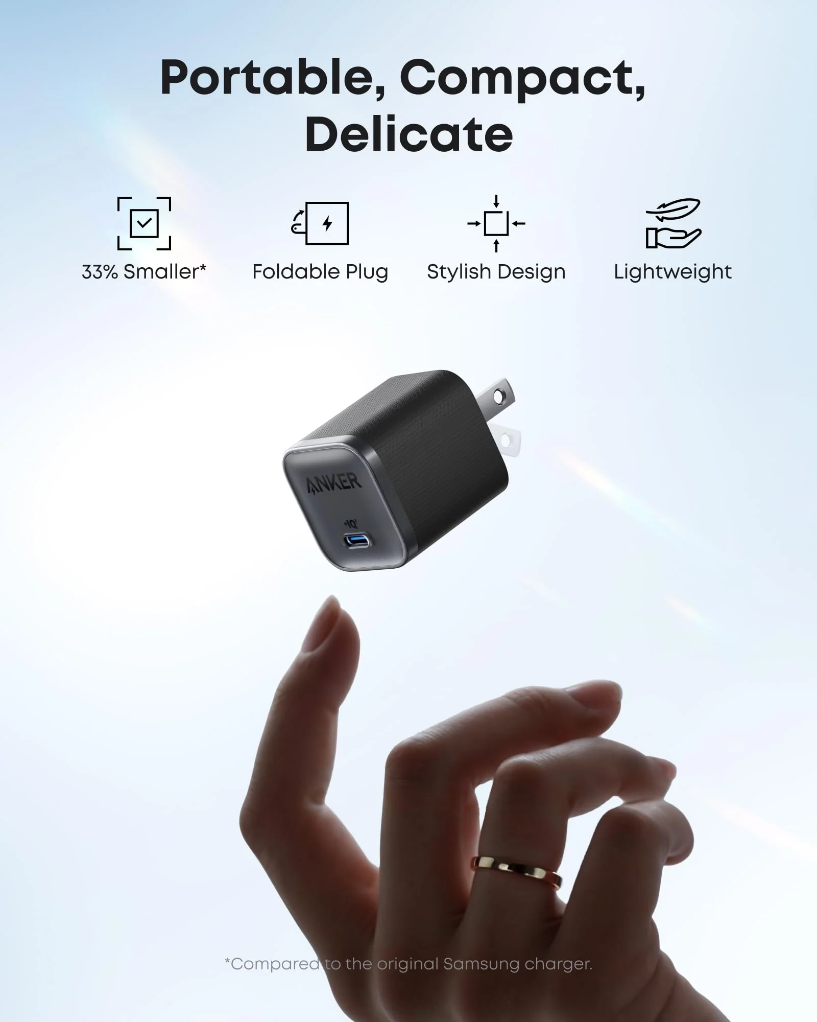 Anker Nano Charger (45W) with USB-C to USB-C Cable - Image 3