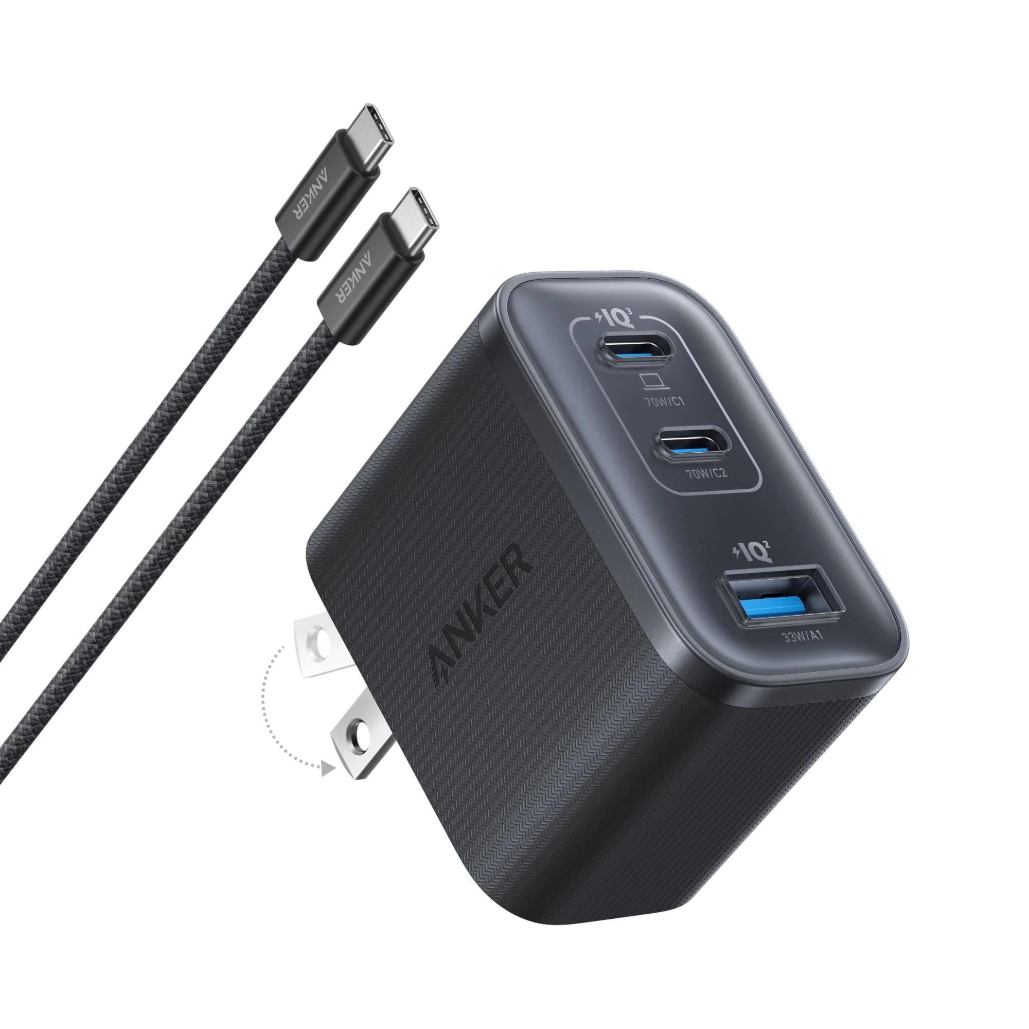 Anker Nano Charger (70W, 3 Ports) - Image 7