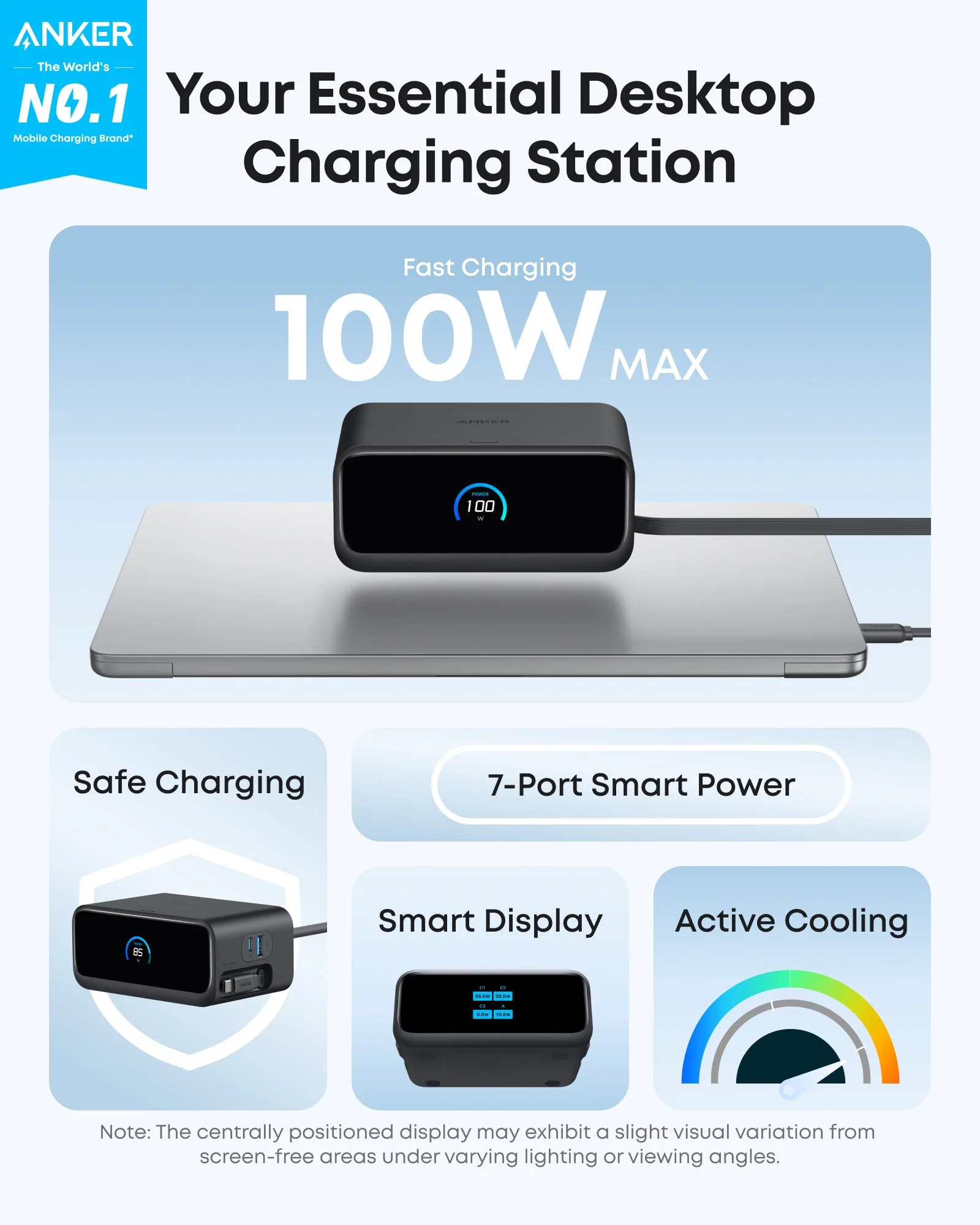 Anker Nano Charging Station (7-in-1, 100W) - Image 2