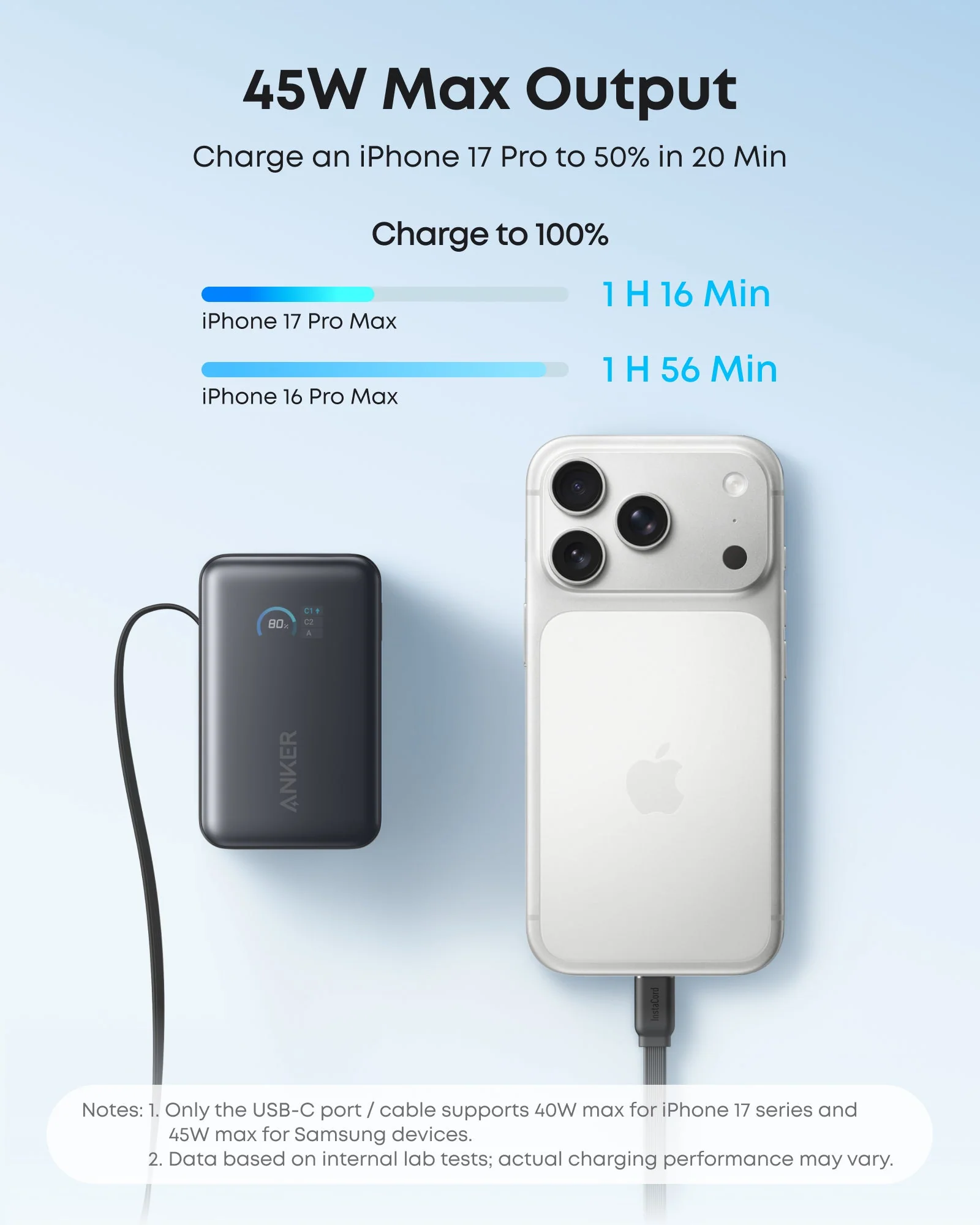 Anker Nano Power Bank (10K, 45W, Built-In Retractable USB-C Cable) - Image 10