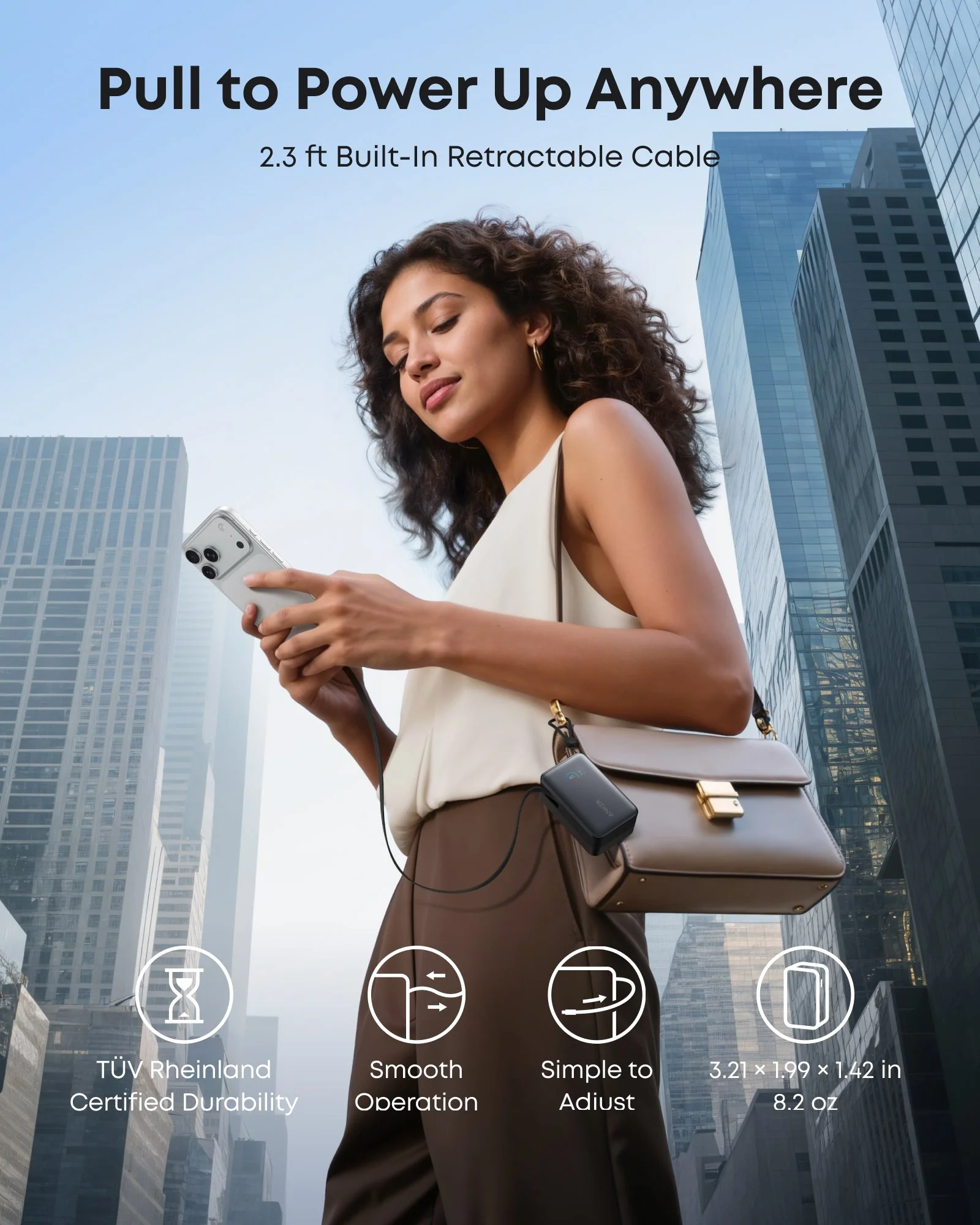 Anker Nano Power Bank (10K, 45W, Built-In Retractable USB-C Cable) - Image 12