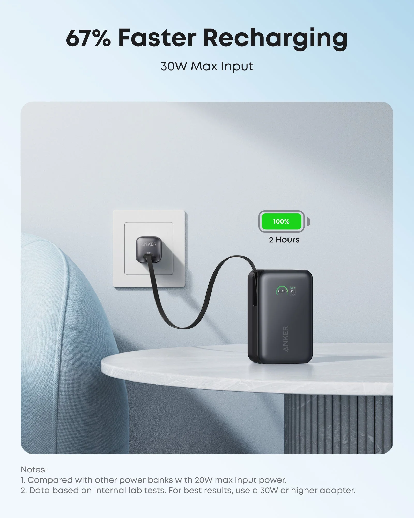 Anker Nano Power Bank (10K, 45W, Built-In Retractable USB-C Cable) - Image 14