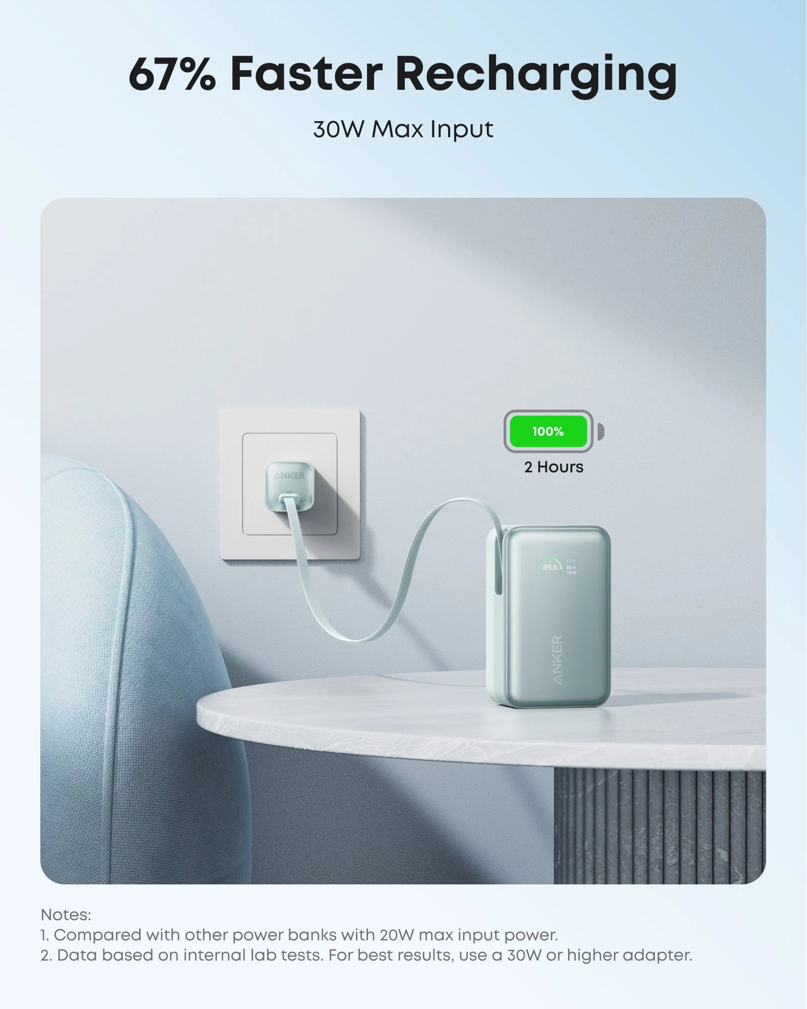 Anker Nano Power Bank (10K, 45W, Built-In Retractable USB-C Cable) - Image 21
