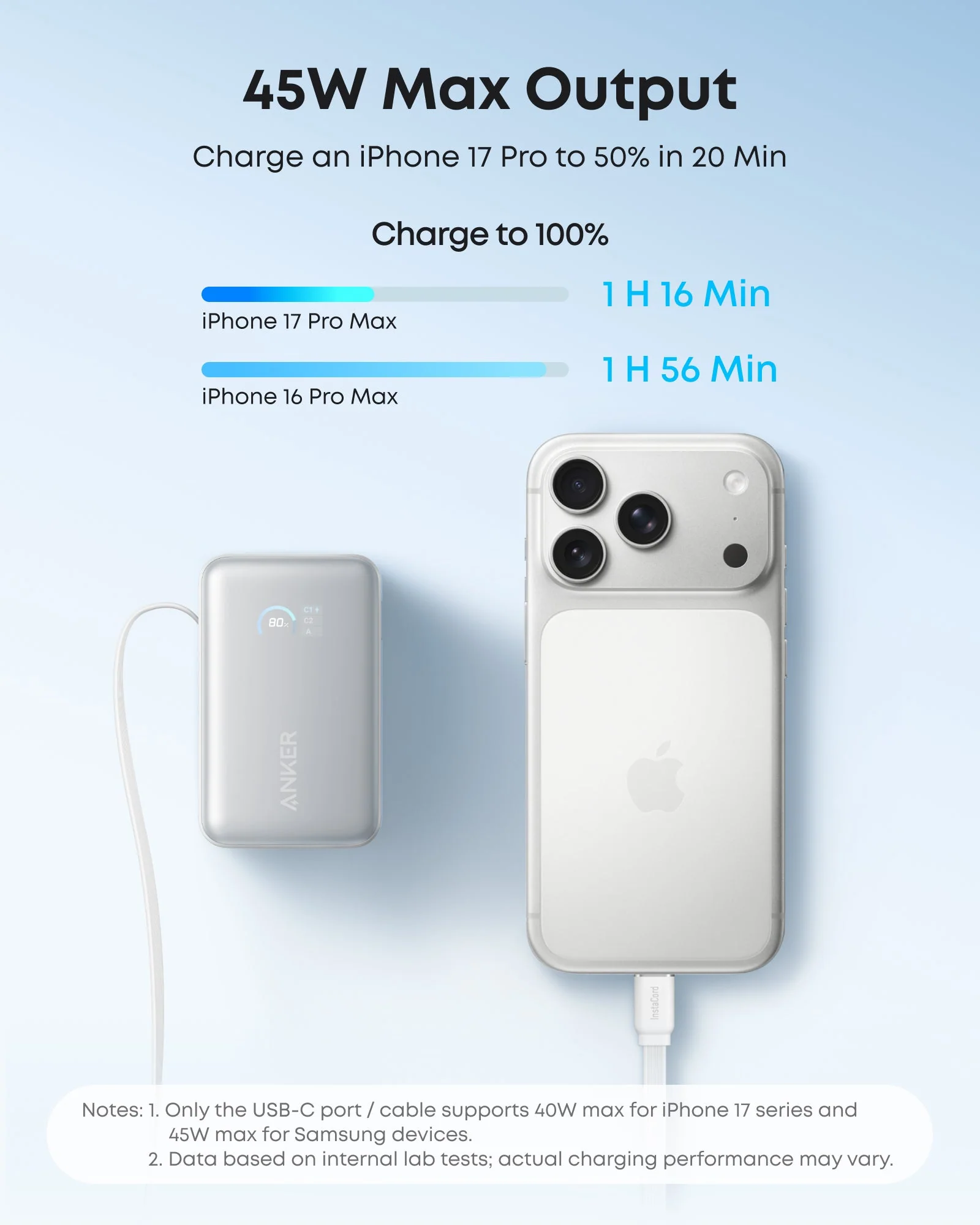 Anker Nano Power Bank (10K, 45W, Built-In Retractable USB-C Cable) - Image 3