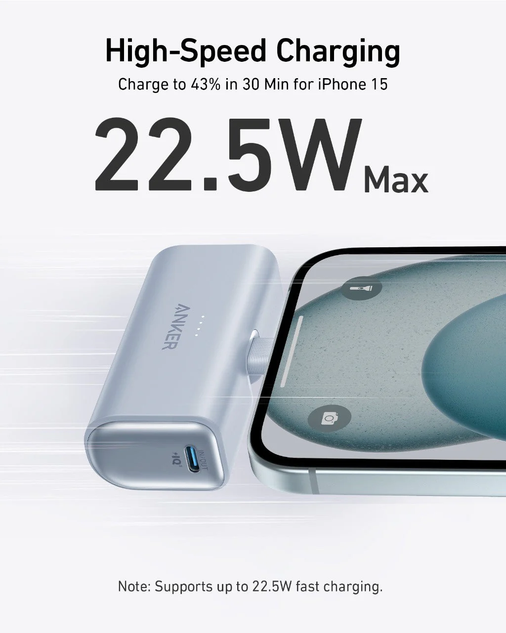 Anker Nano Power Bank (22.5W, Built-In USB-C Connector) - Image 14