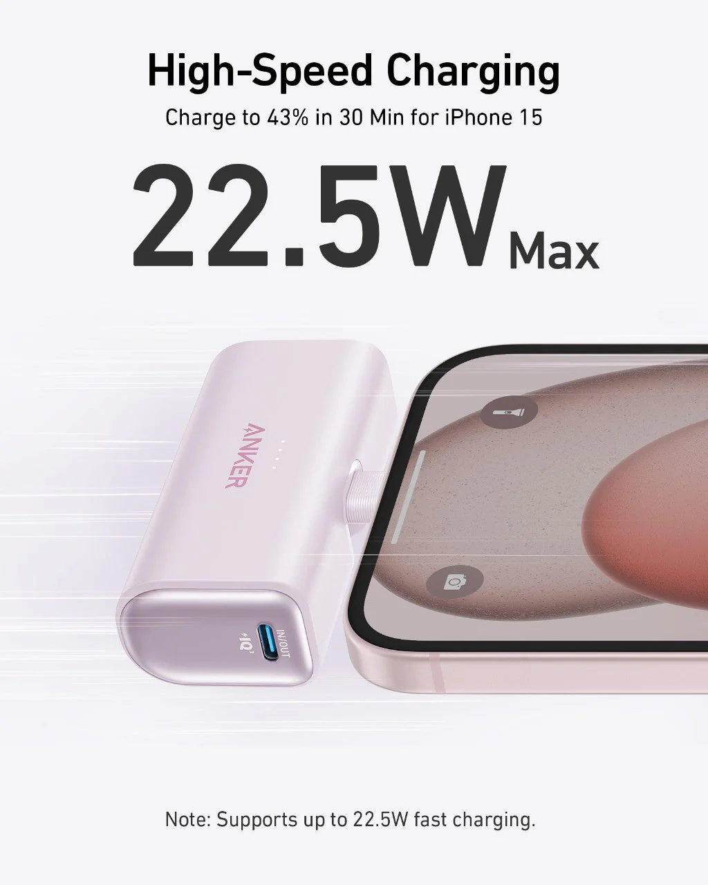 Anker Nano Power Bank (22.5W, Built-In USB-C Connector) - Image 20