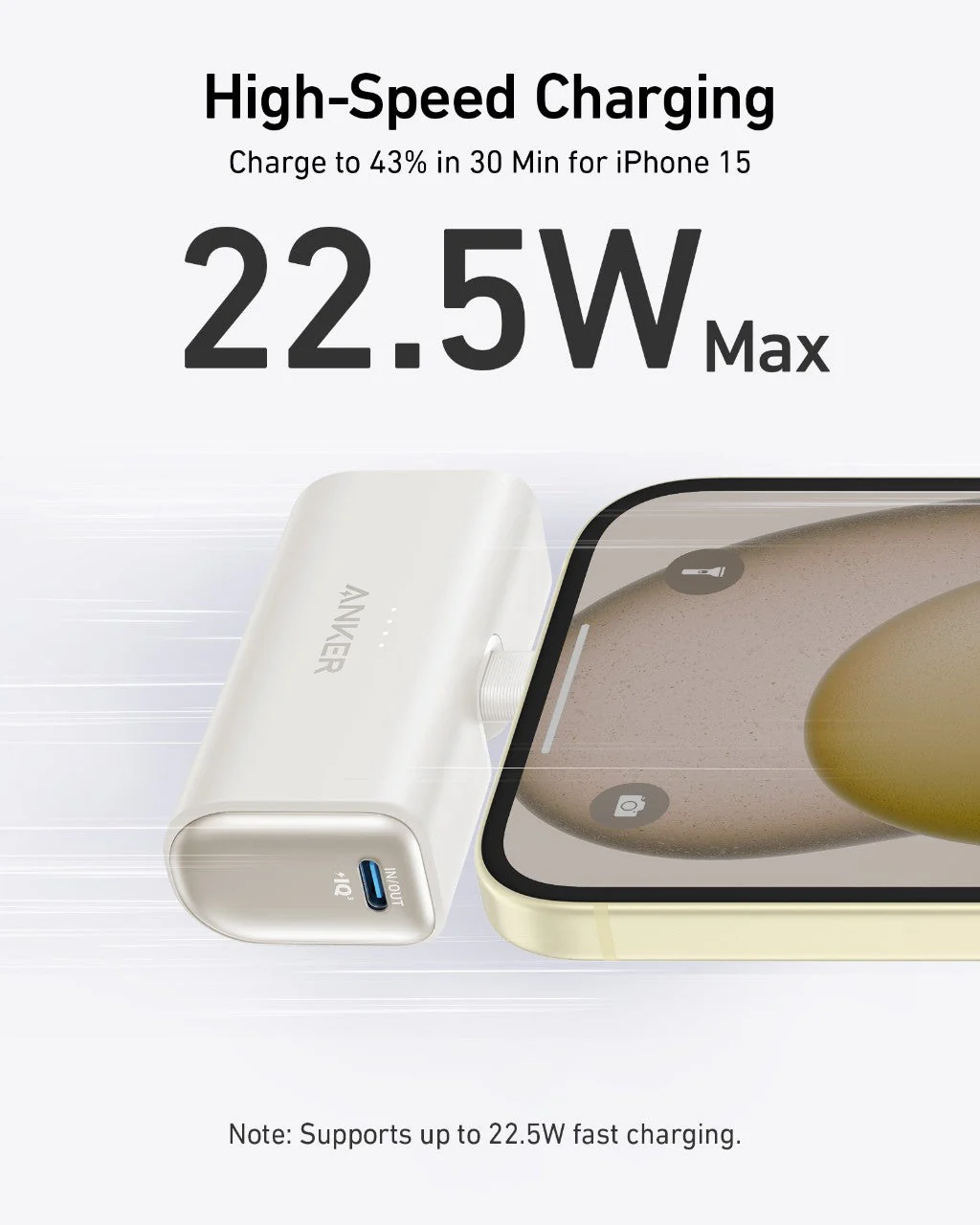 Anker Nano Power Bank (22.5W, Built-In USB-C Connector) - Image 8