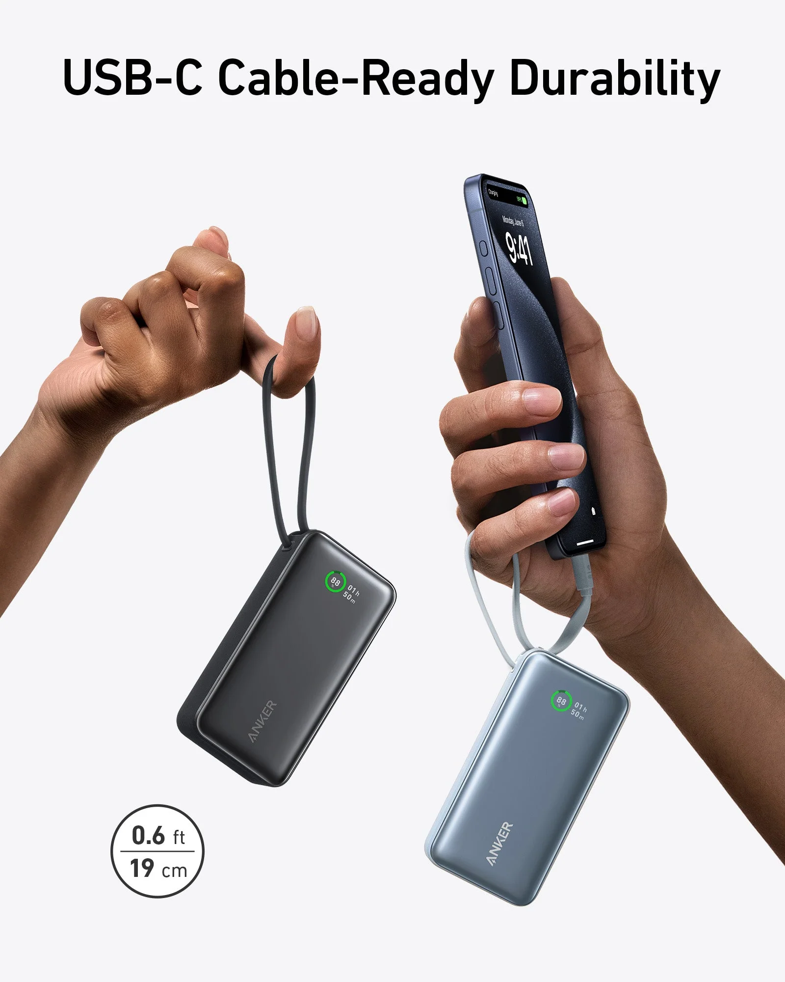 Anker Nano Power Bank (30W, Built-In USB-C Cable) - Image 21