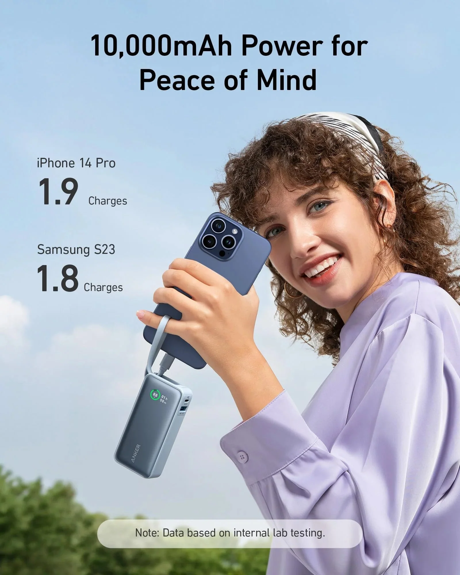 Anker Nano Power Bank (30W, Built-In USB-C Cable) - Image 22