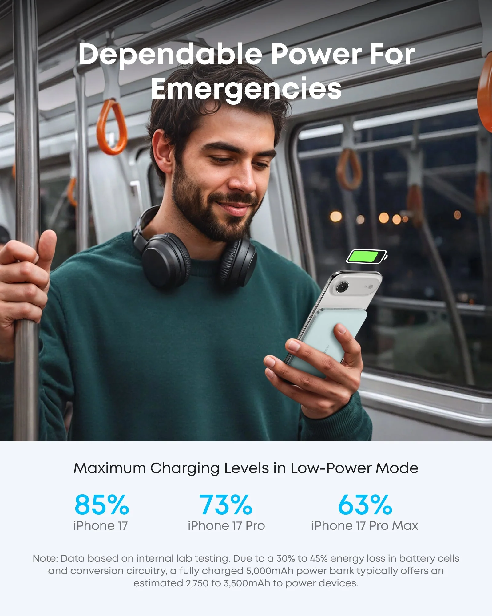 Anker Nano Power Bank (5K, MagGo, Slim) - Image 18