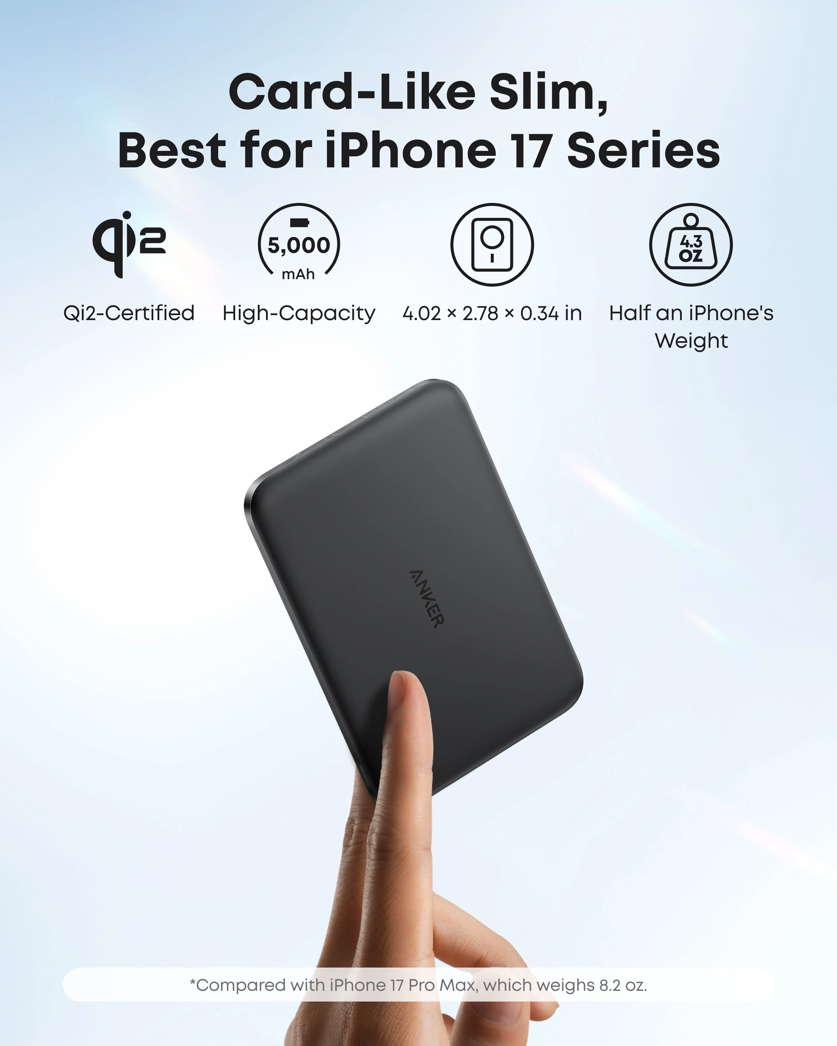 Anker Nano Power Bank (5K, MagGo, Slim) - Image 3