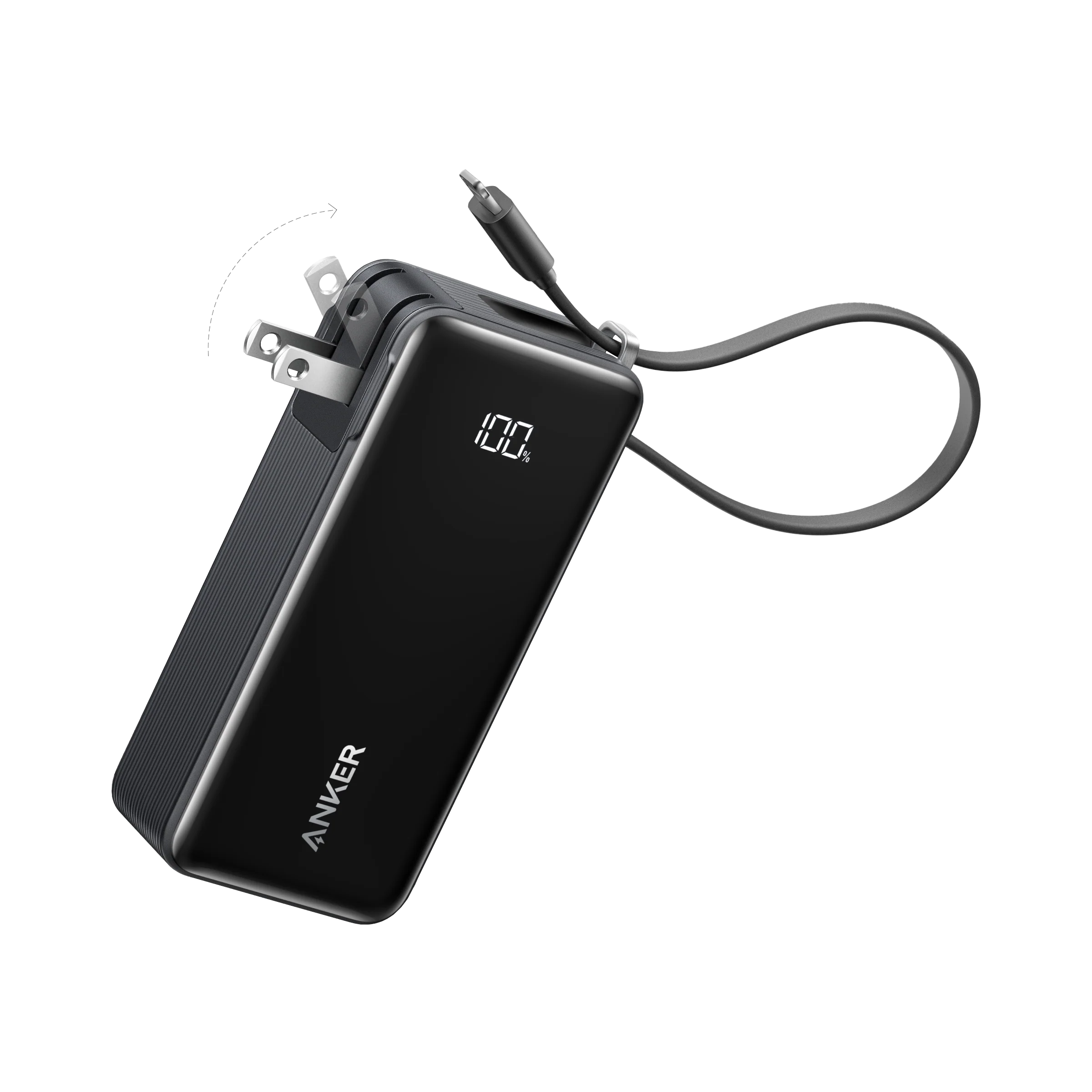 Anker Power Bank (10K, Fusion, Built-In Cable) - Image 31