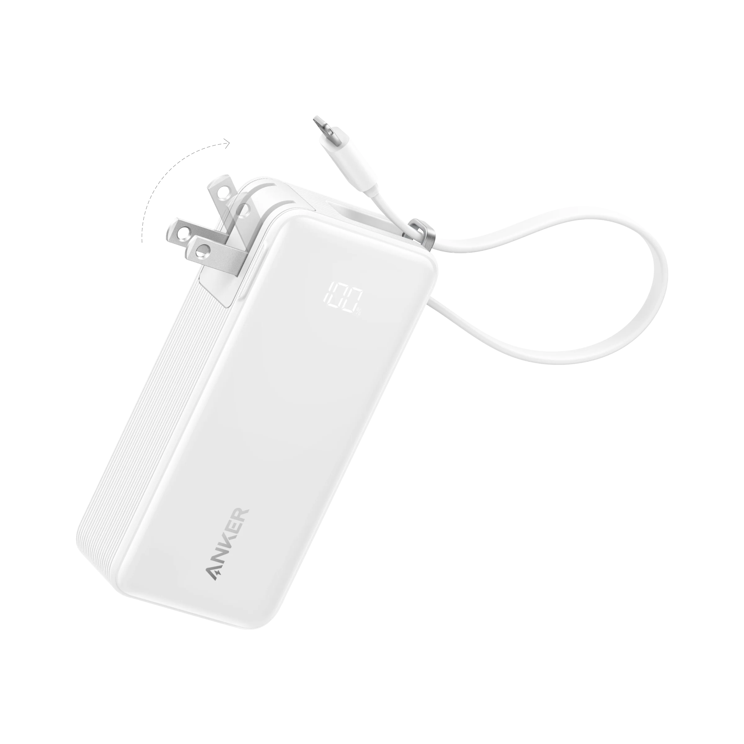 Anker Power Bank (10K, Fusion, Built-In Cable) - Image 37