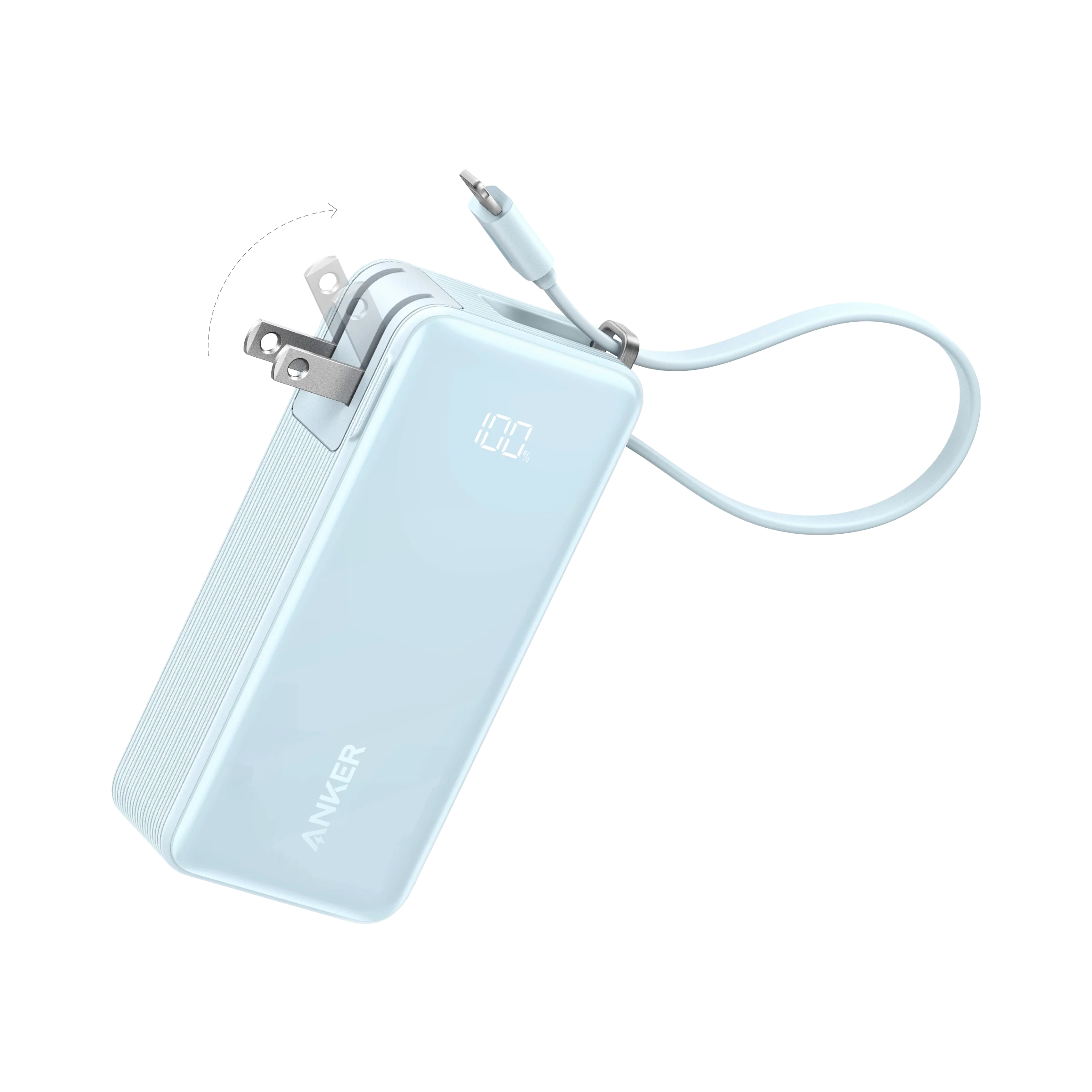 Anker Power Bank (10K, Fusion, Built-In Cable) - Image 43
