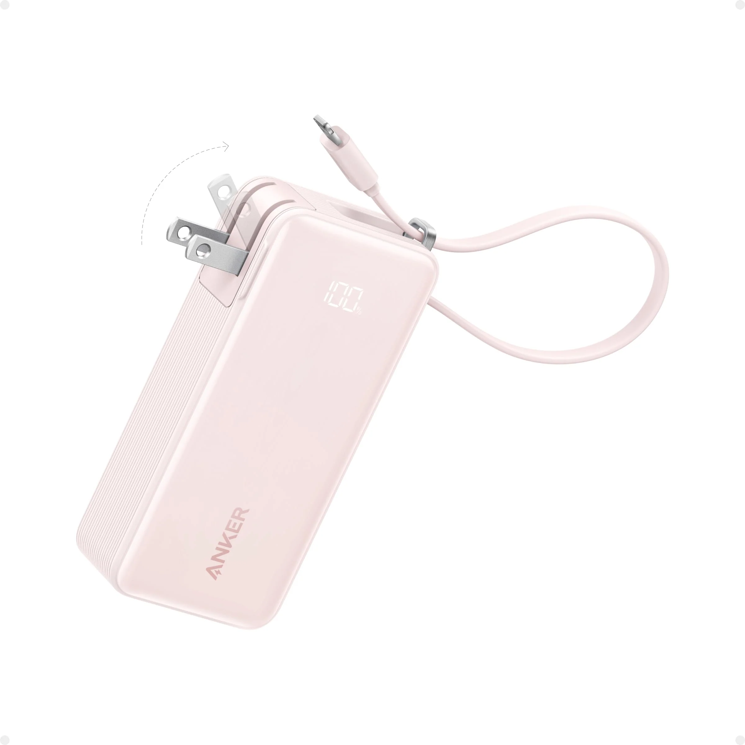 Anker Power Bank (10K, Fusion, Built-In Cable) - Image 49