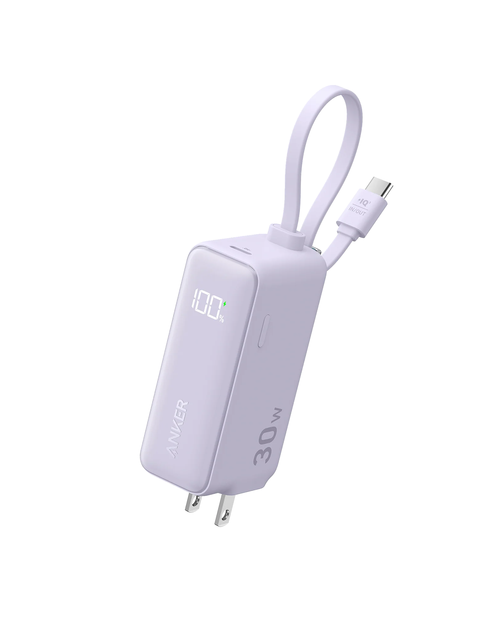Anker Power Bank (30W, 5k,  Fusion, Built-In USB-C Cable) - Image 29