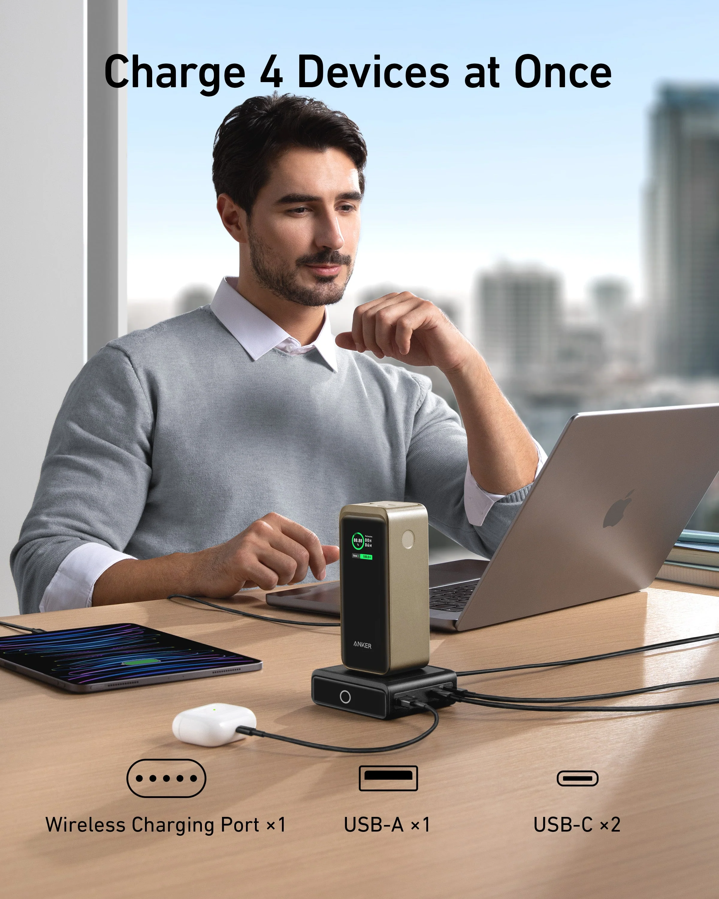 Anker Prime 20,000mAh Power Bank (200W) with 100W Charging Base - Image 13
