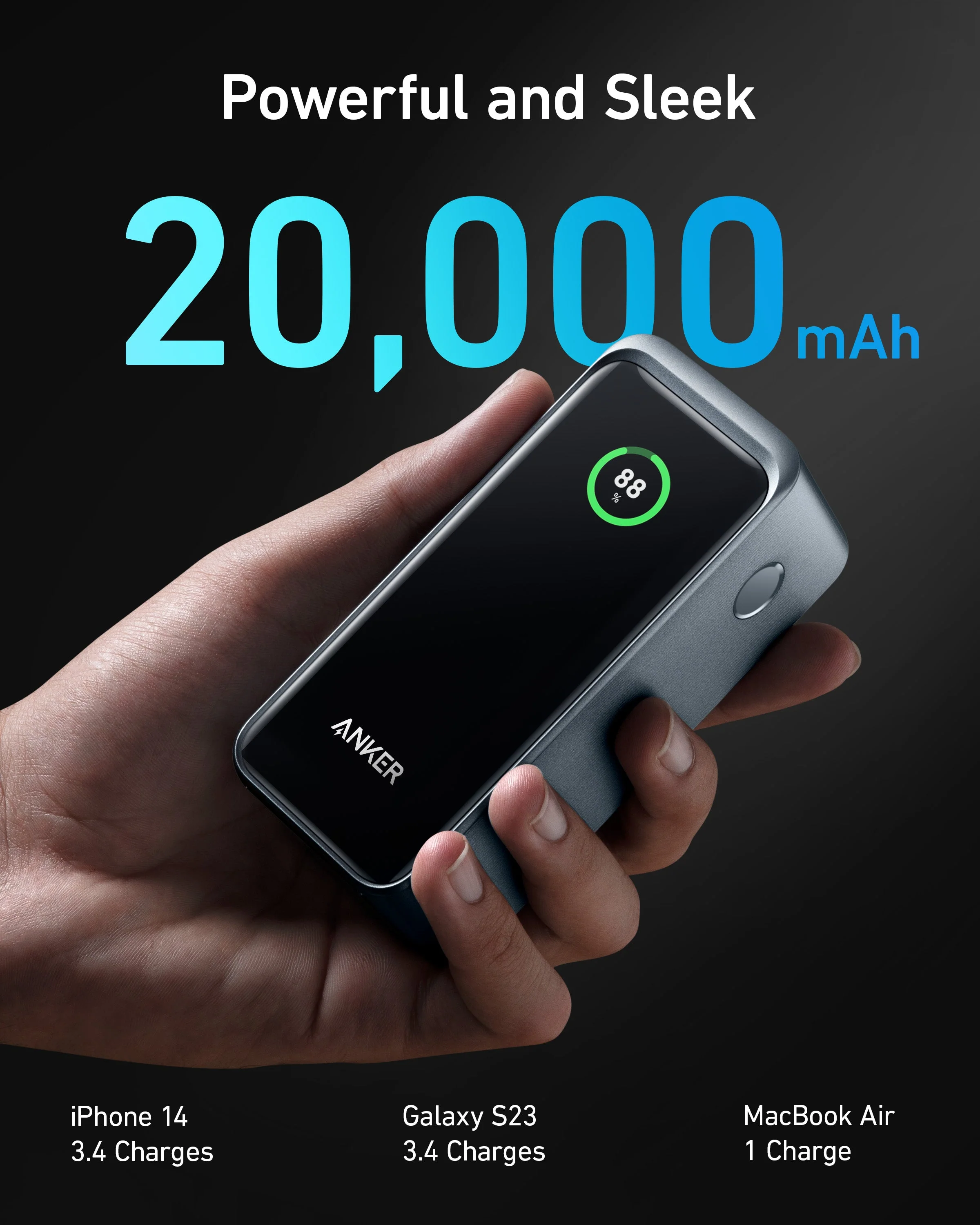 Anker Prime 20,000mAh Power Bank (200W) with 100W Charging Base - Image 4