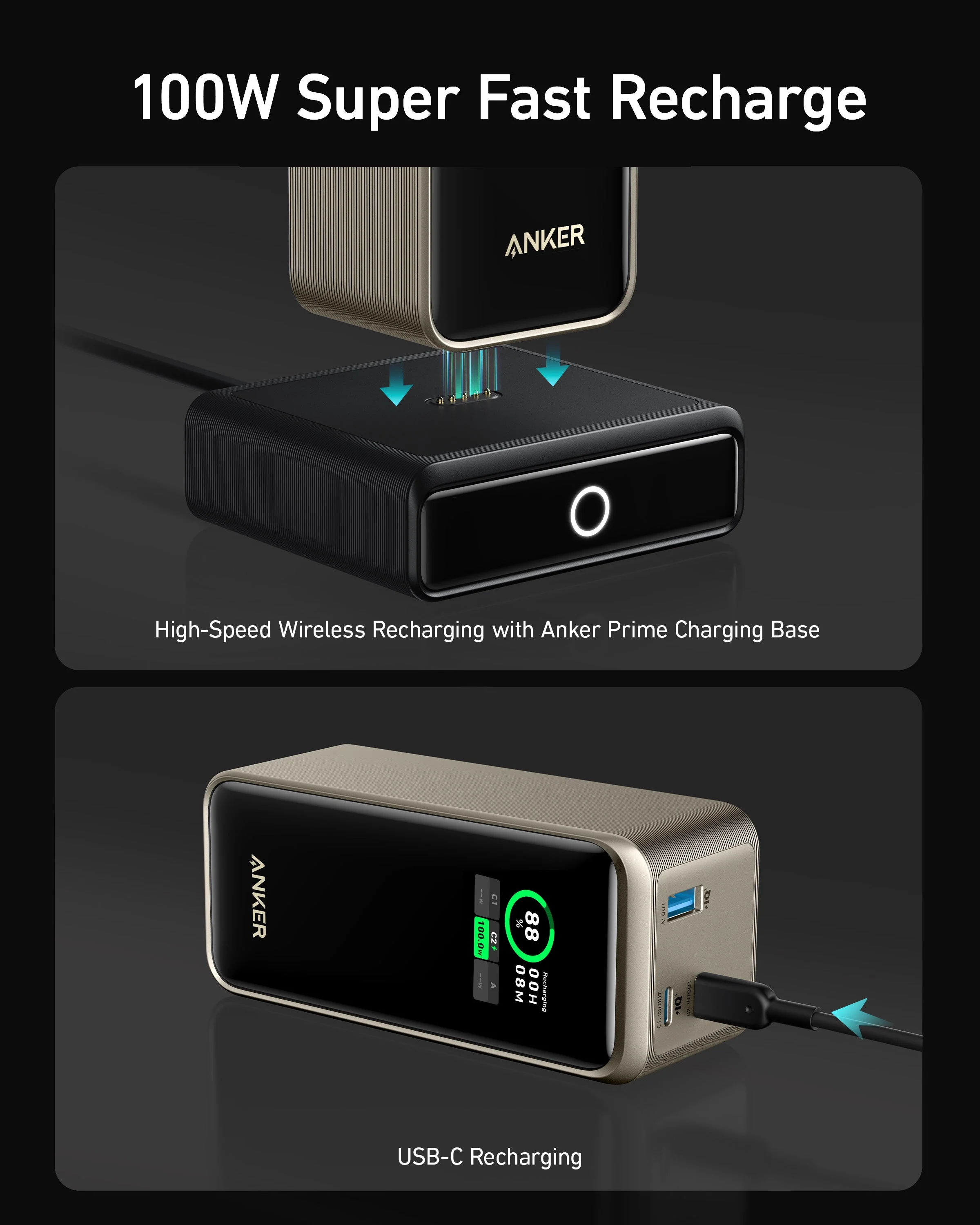 Anker Prime 20,000mAh Power Bank (200W) with 100W Charging Base - Image 9