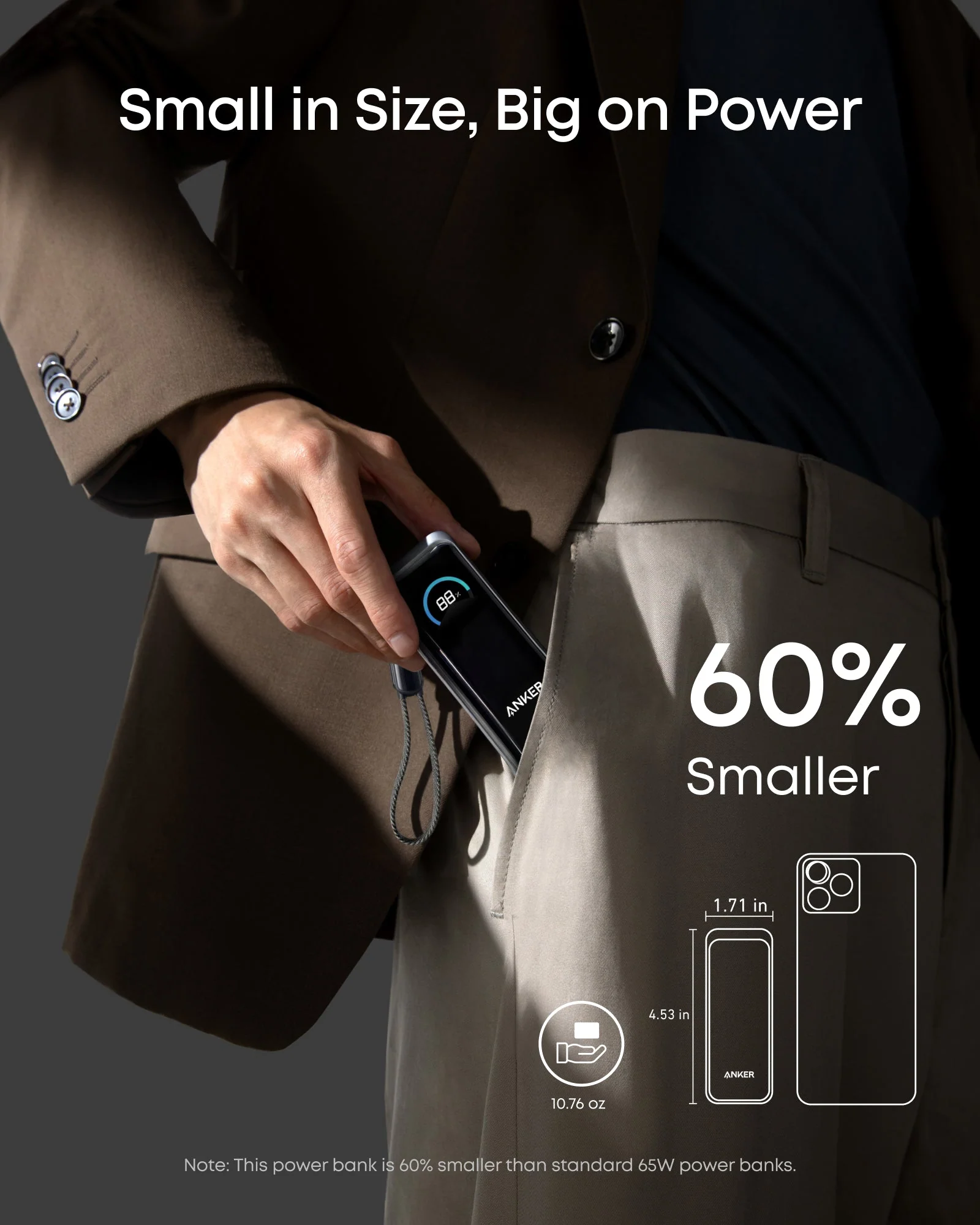Anker Prime Power Bank (9.6K, 65W, Fusion) - Image 5