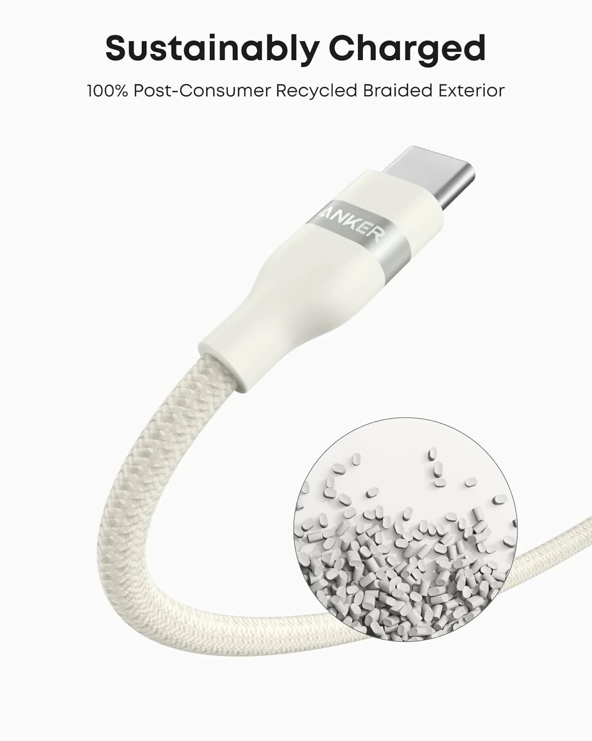 Anker USB-A to USB-C Cable (3 ft/6 ft, Upcycled-Braided) - Image 19