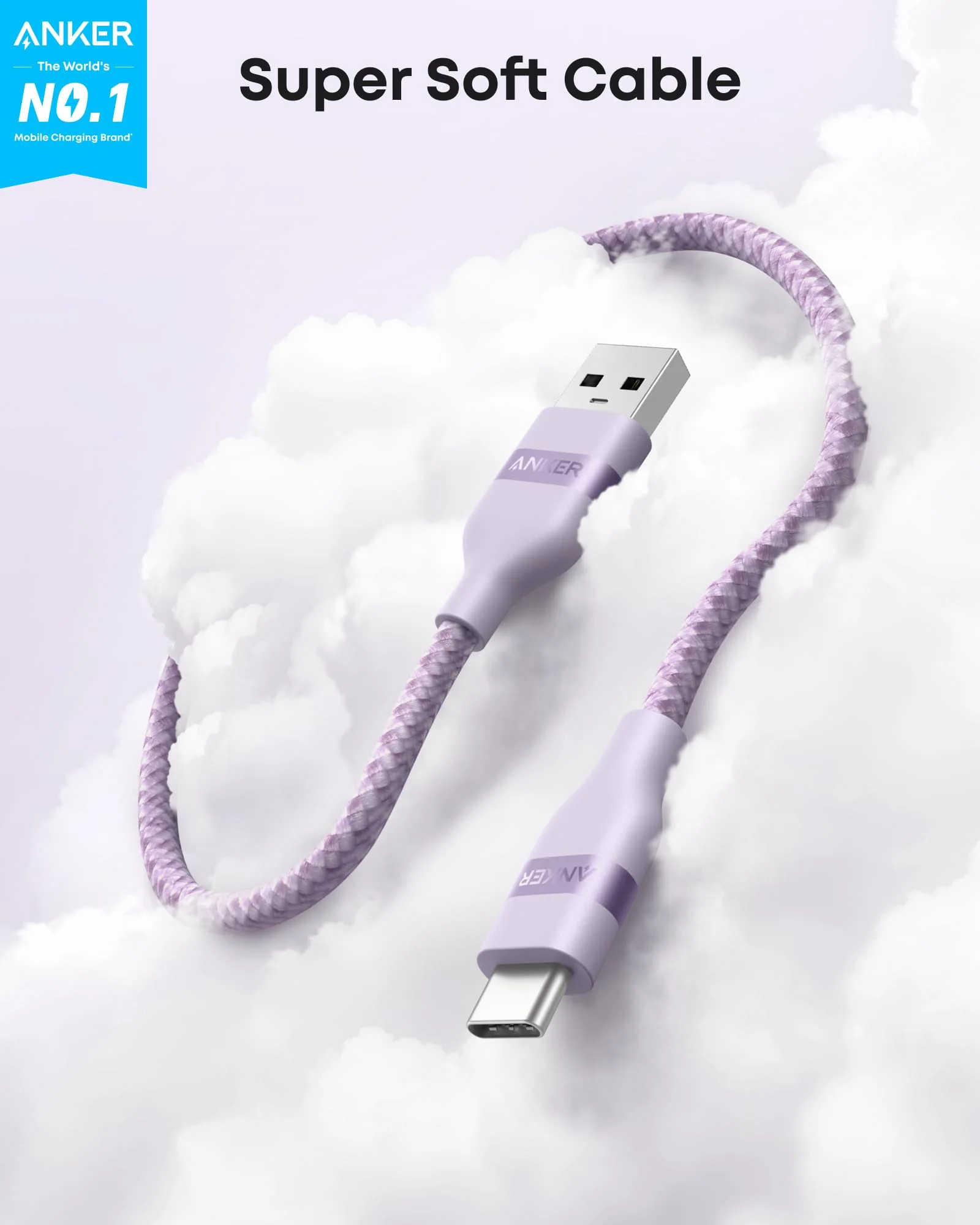 Anker USB-A to USB-C Cable (3 ft/6 ft, Upcycled-Braided) - Image 30