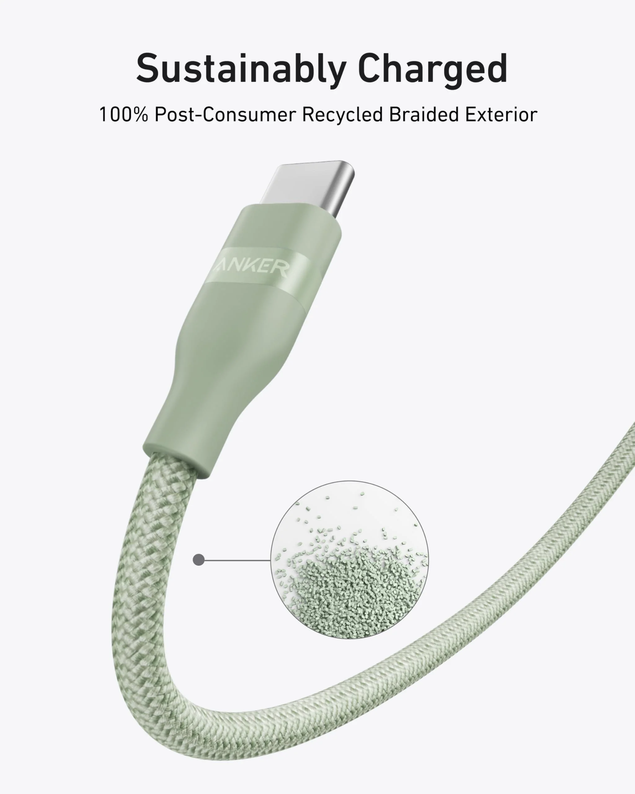 Anker USB-C to USB-C Cable (3 ft / 6 ft, 240W, Upcycled-Braided) - Image 35