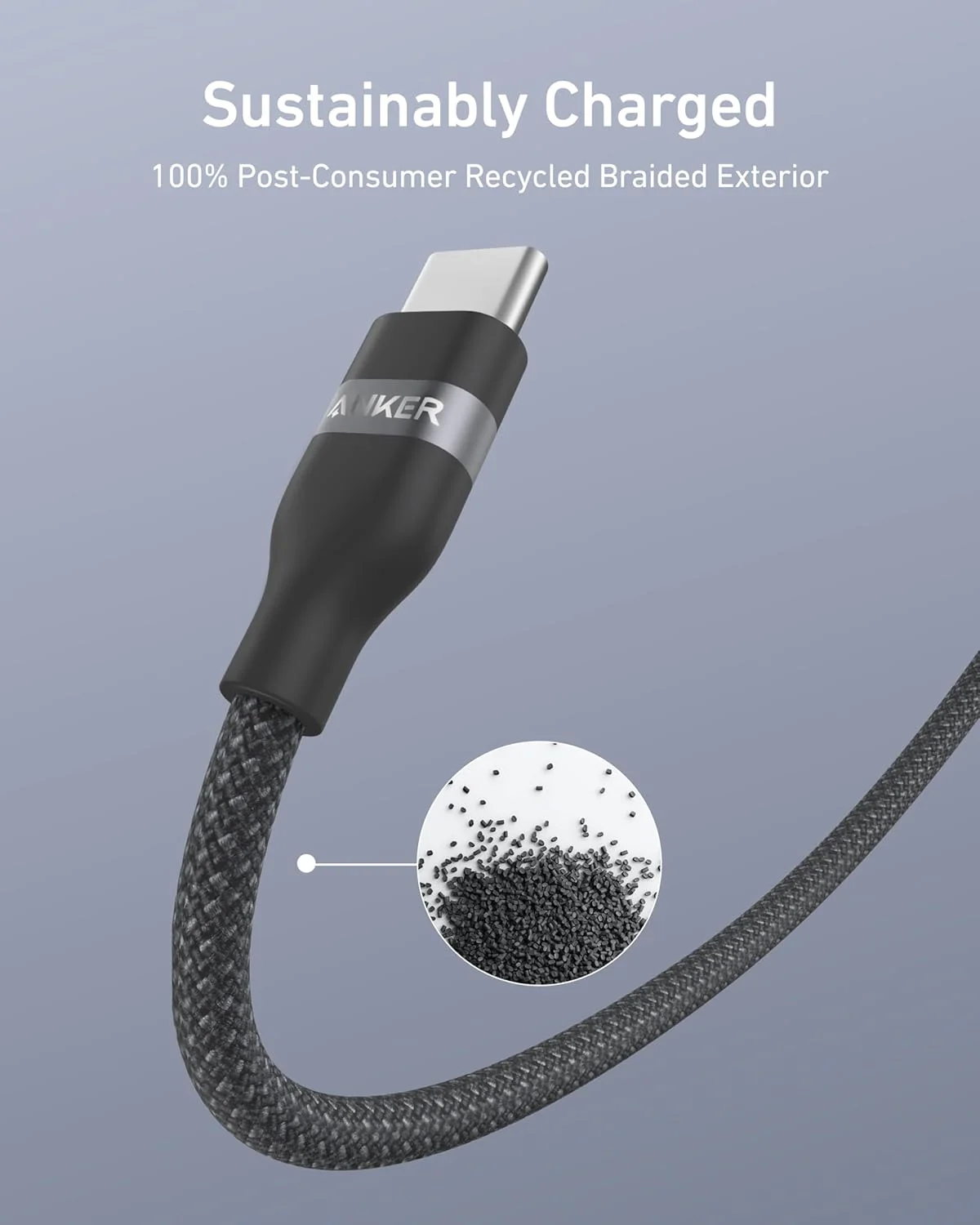 Anker USB-C to USB-C Cable (3 ft / 6 ft, 240W, Upcycled-Braided) - Image 47