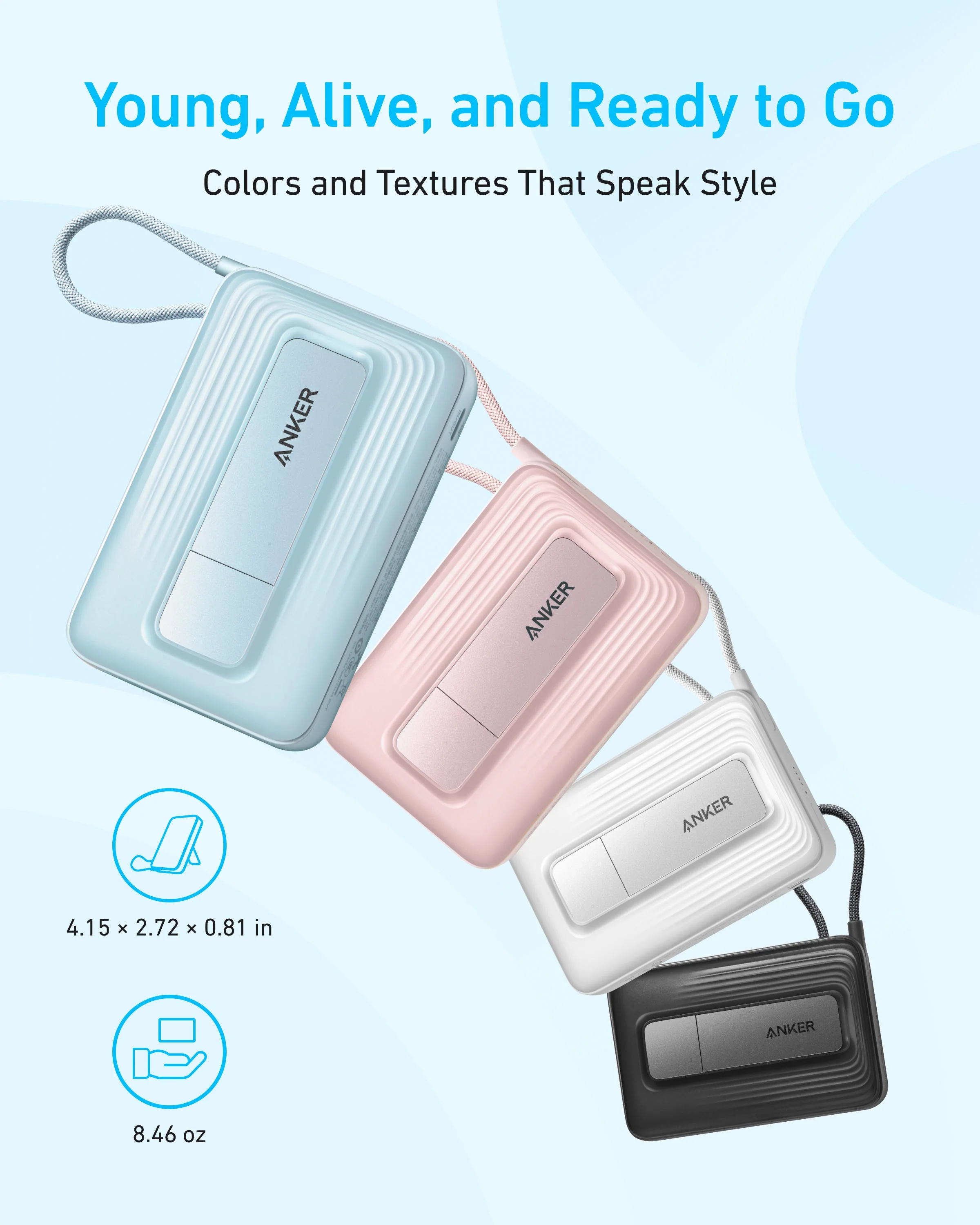 Anker Zolo Magnetic Power Bank (10K, 30W, Built-in USB-C Cable) - Image 12