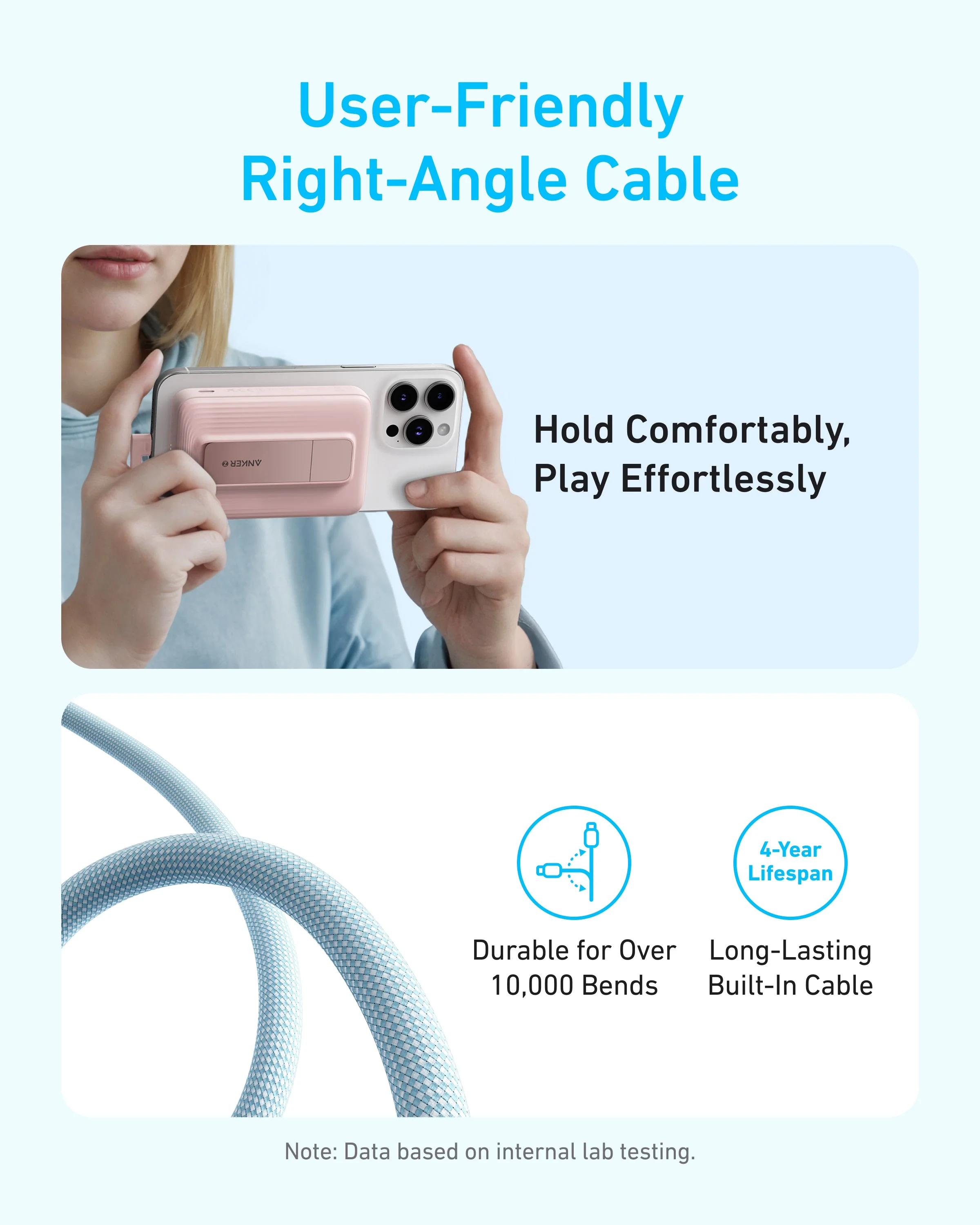 Anker Zolo Magnetic Power Bank (10K, 30W, Built-in USB-C Cable) - Image 5