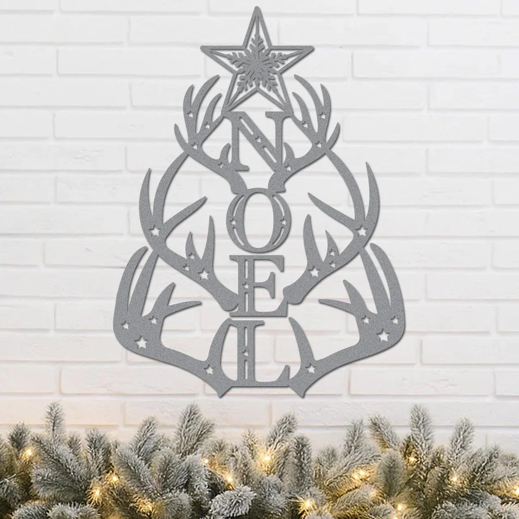 Antler tree with Holiday NOEL - Image 6