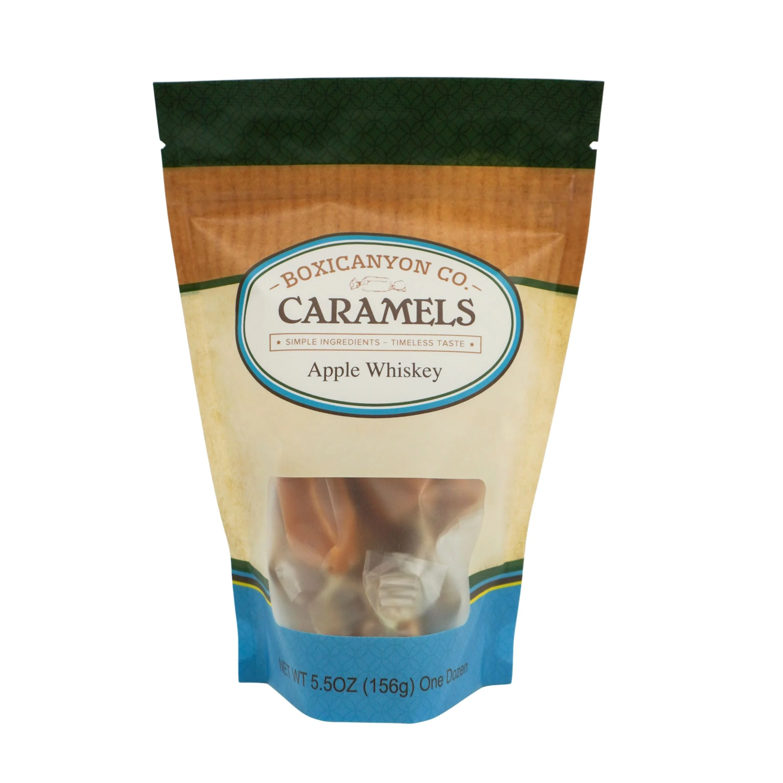 Apple Whisky Caramels | 12 Caramels | Boxicanyon Caramels