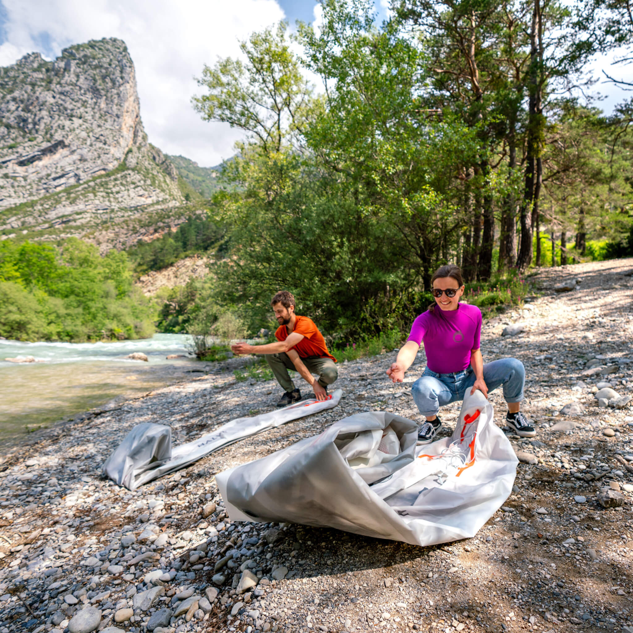 Aqua Marina Halve Ultra-Light Packayak™ 2-Person Kayak With DWF Deck [Paddle Excluded] [HA-398] (SAK41876) - Image 11