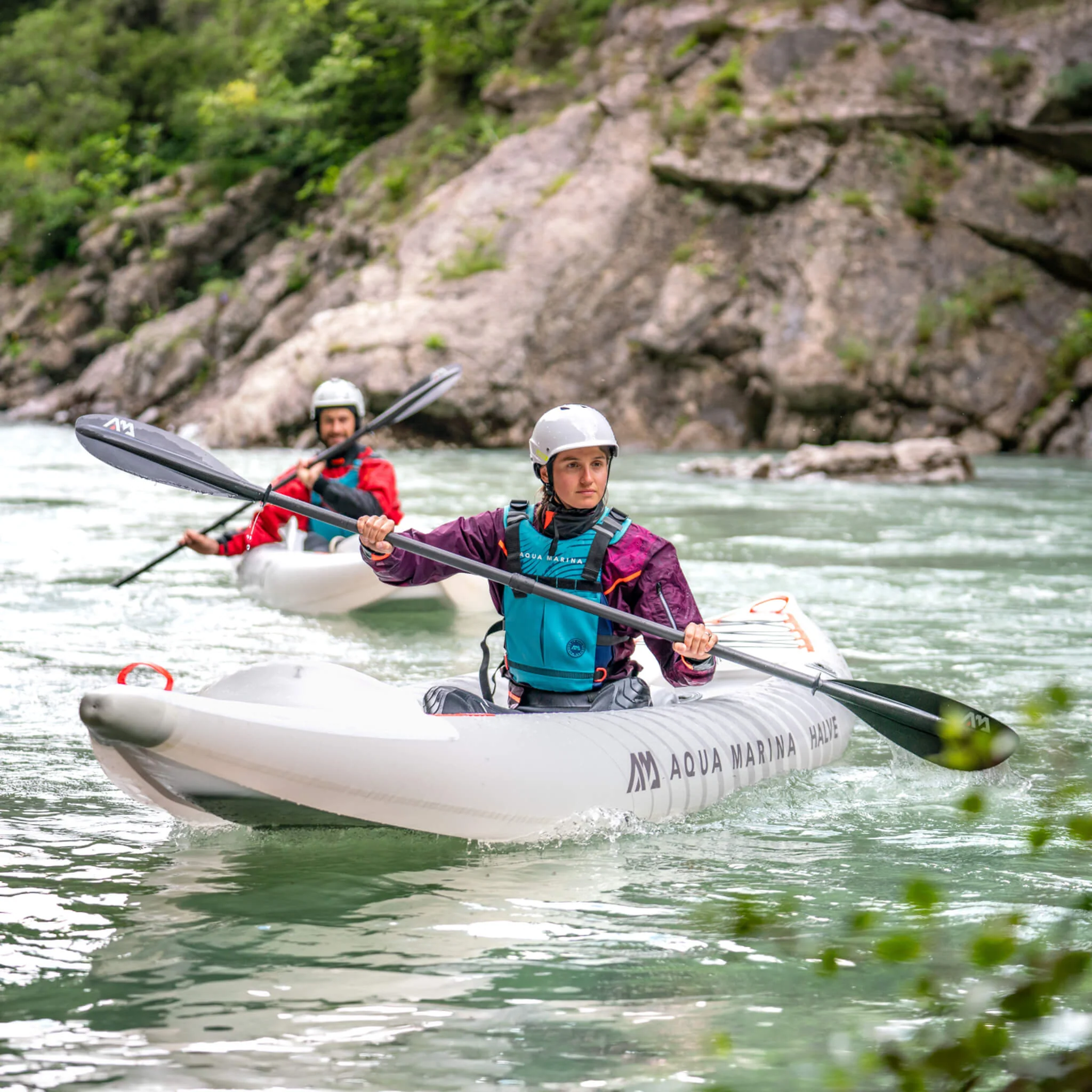 Aqua Marina Halve Ultra-Light Packayak™ 2-Person Kayak With DWF Deck [Paddle Excluded] [HA-398] (SAK41876) - Image 4