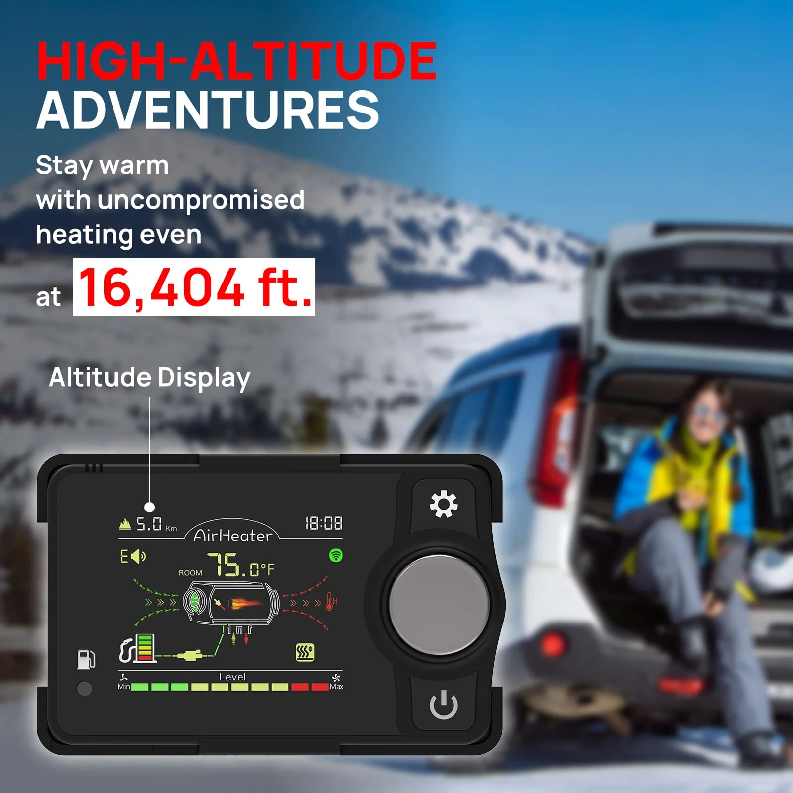 Arcade H8BP Diesel Heater, 8kW Triple Power, All-in-One Compact - Image 6