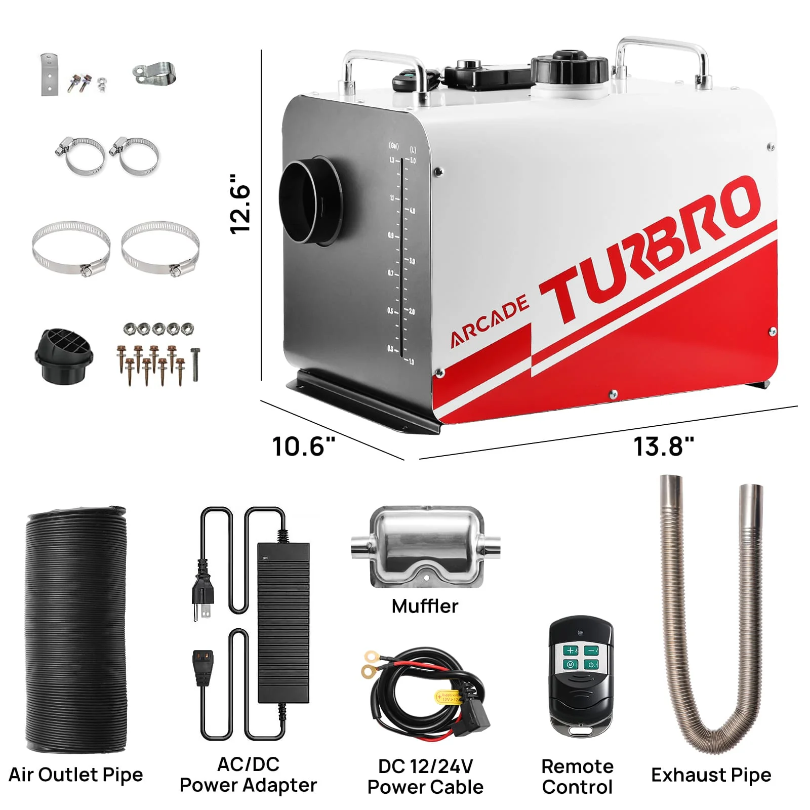 Arcade H8BP Diesel Heater, 8kW Triple Power, All-in-One Compact - Image 8
