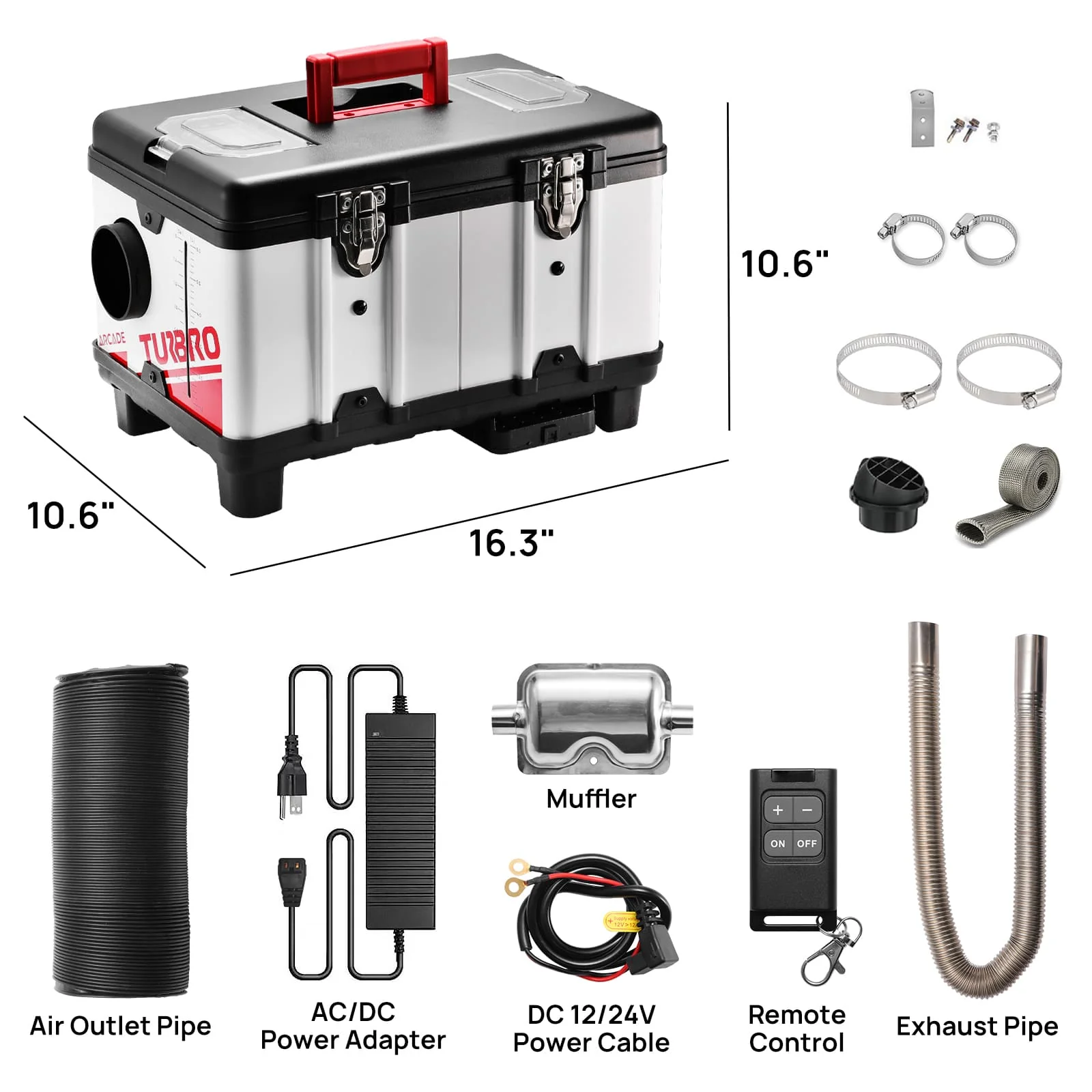 Arcade T8BP Diesel Heater, 9kW Triple Power, Toolbox Design - Image 9