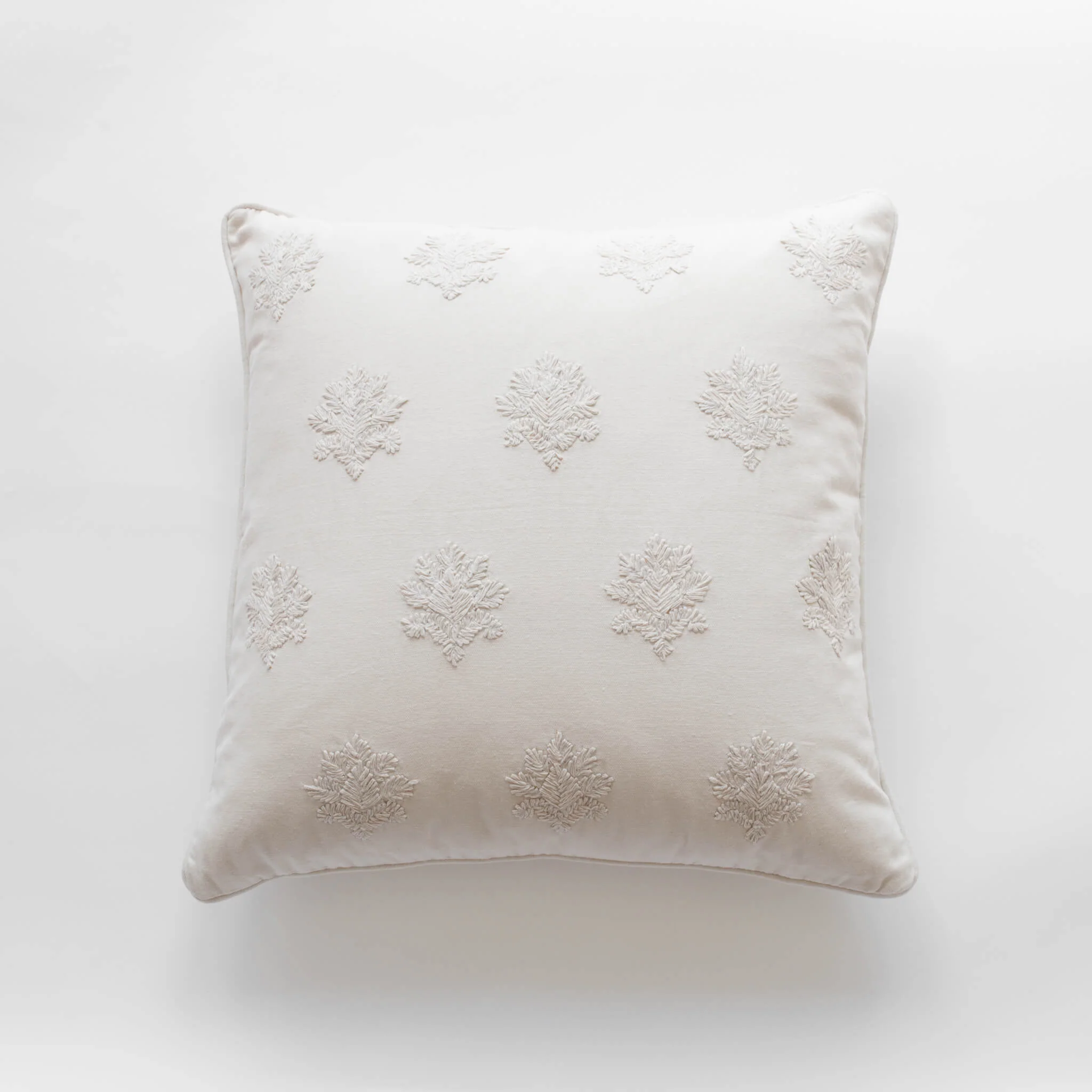 Arden Embroidered Pillow Cover | Natural - Image 8
