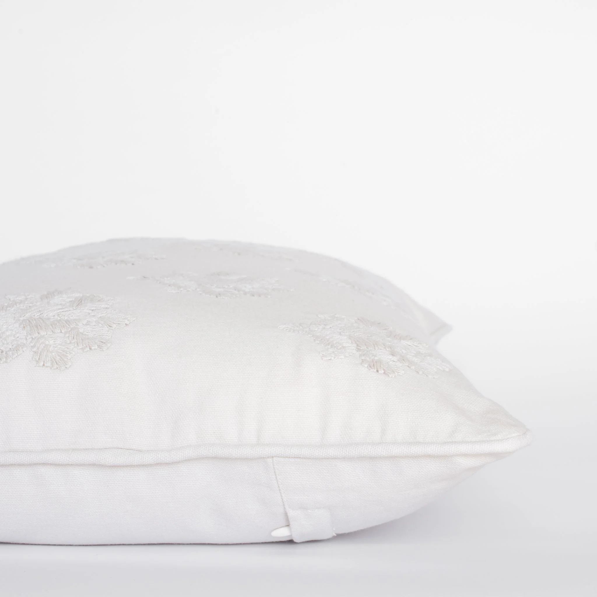 Arden Embroidered Pillow Cover | Natural | Lumbar - Image 7