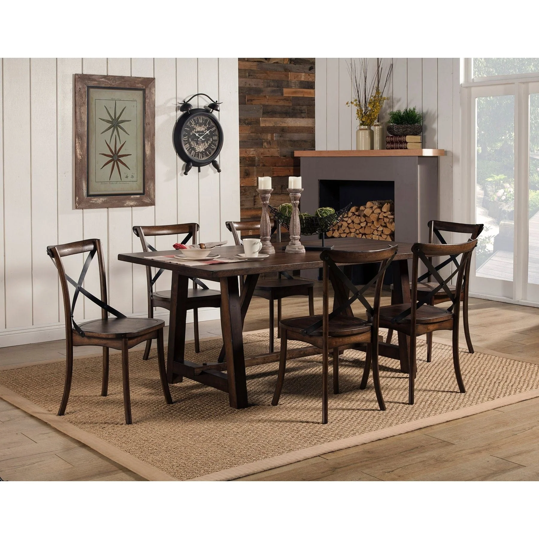 Arendal Side Chairs, Burnished Dark Oak - Image 4
