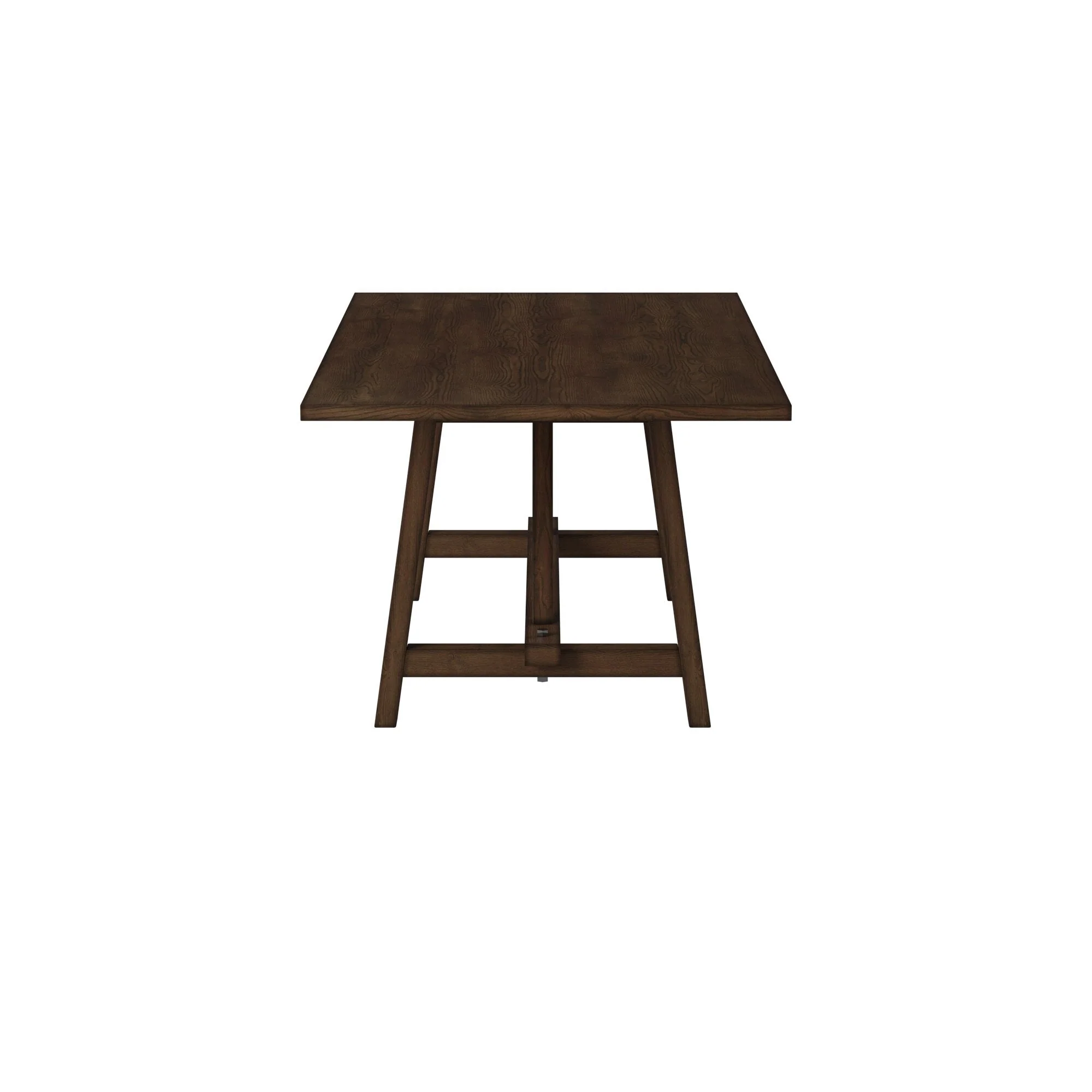 Arendal Trestle Dining Table, Burnished Dark Oak - Image 2