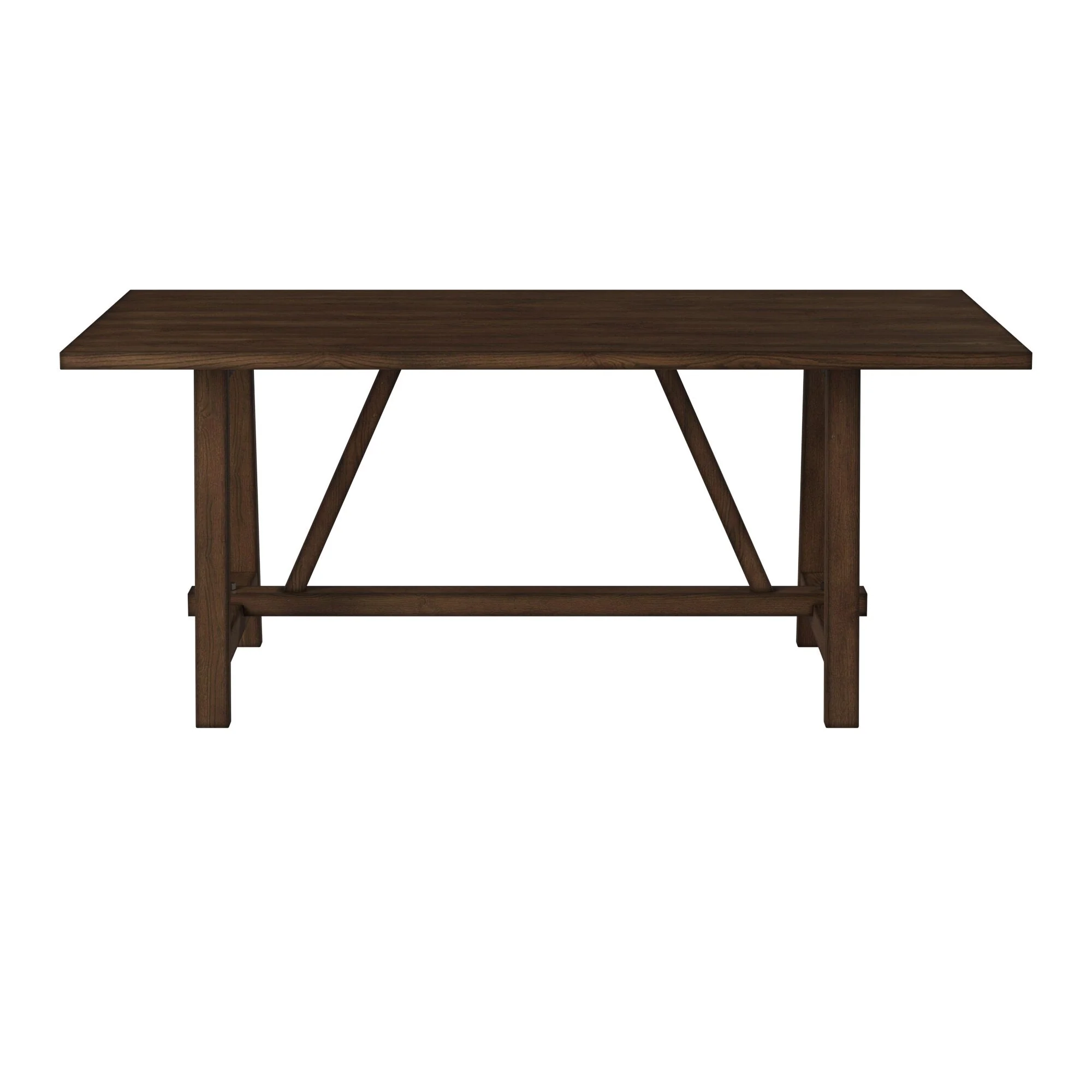 Arendal Trestle Dining Table, Burnished Dark Oak - Image 3