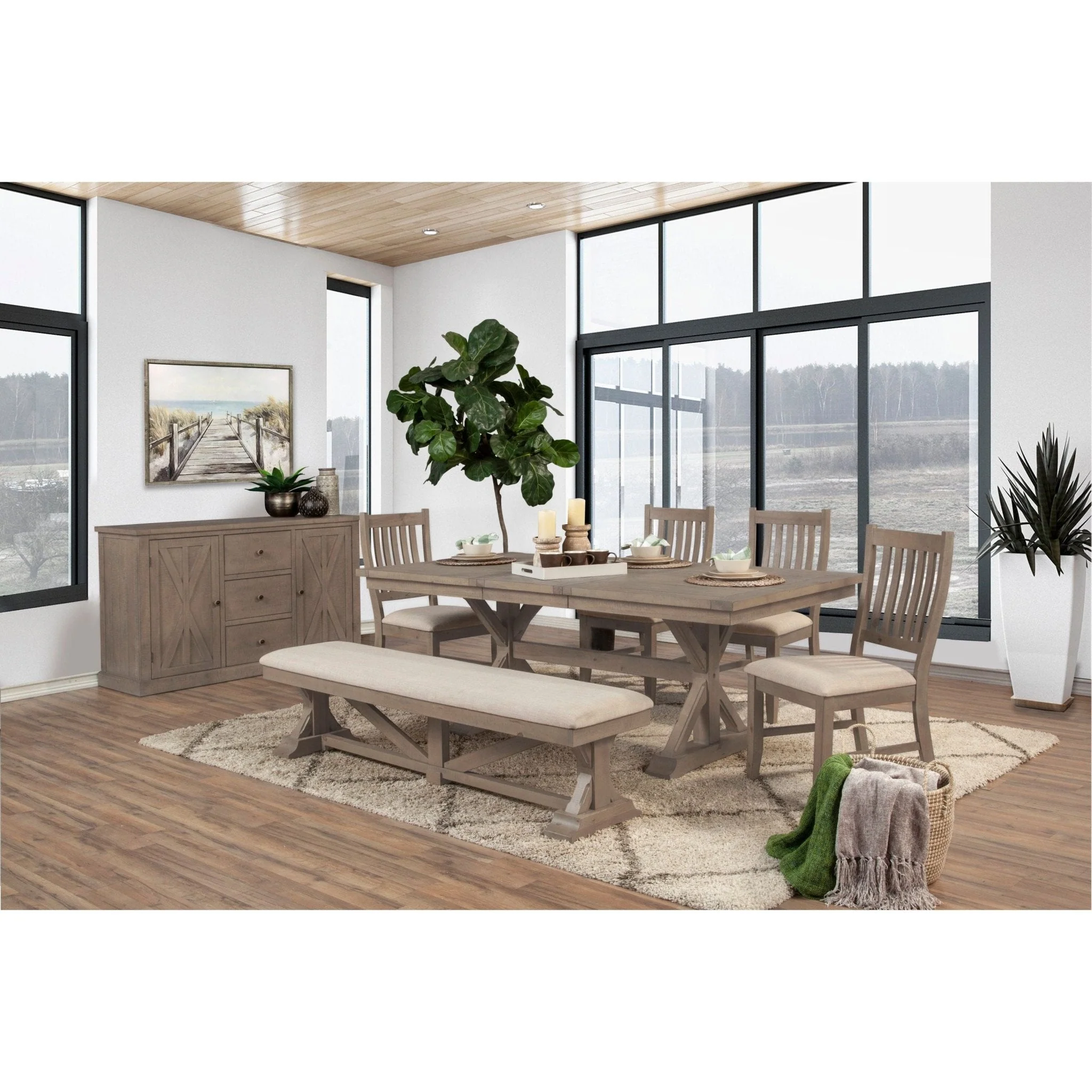 Arlo Dining Bench - Image 4