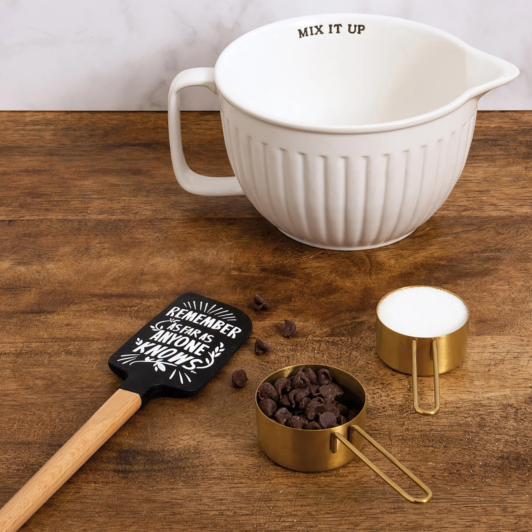As Far As Anyone Knows We Are A Nice And Normal Family Spatula With A Wooden Handle - Image 4