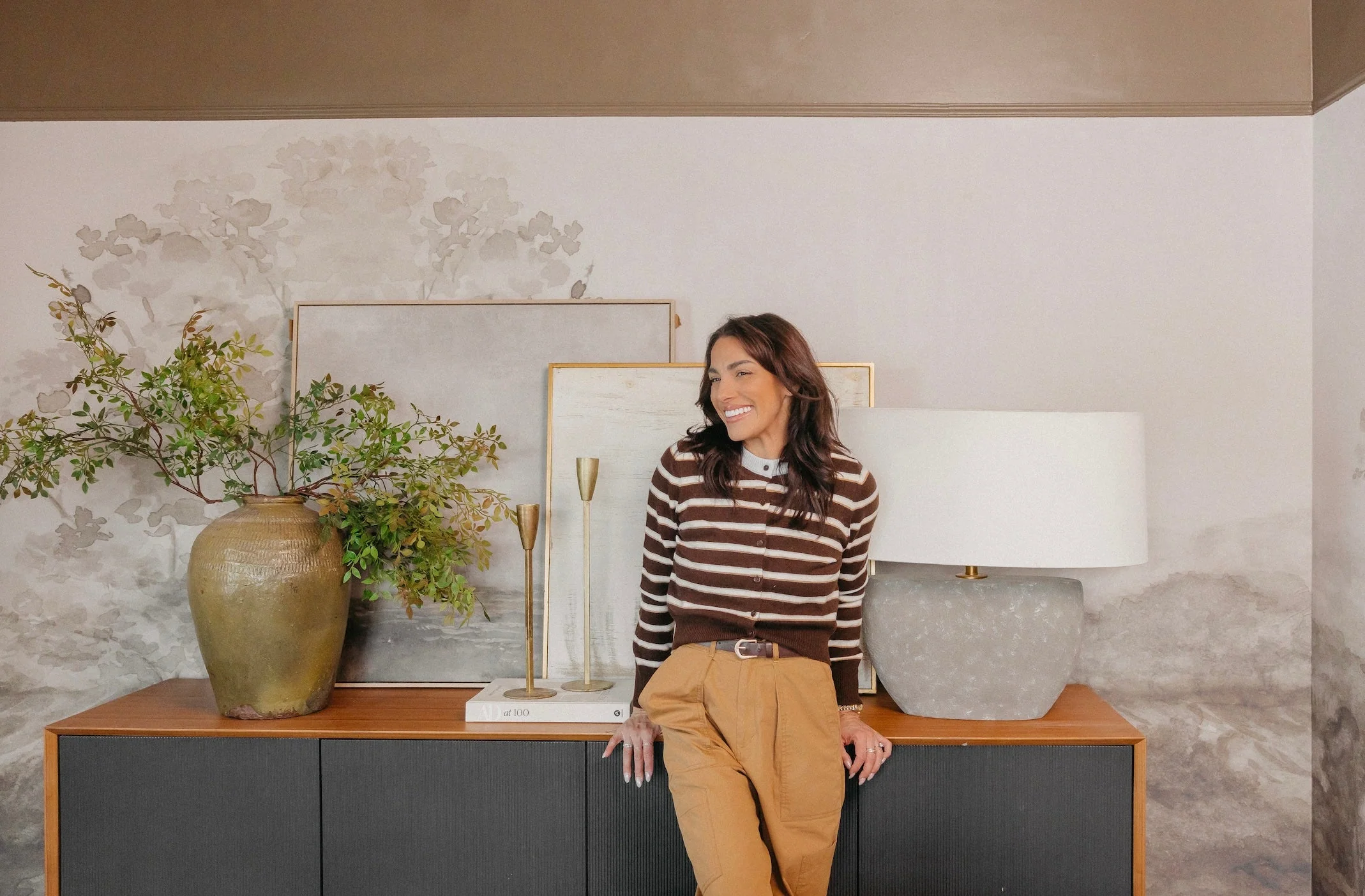 Ashbury Stripe Wallpaper by Safari Natalia x Taddy Mikelaites - Image 13