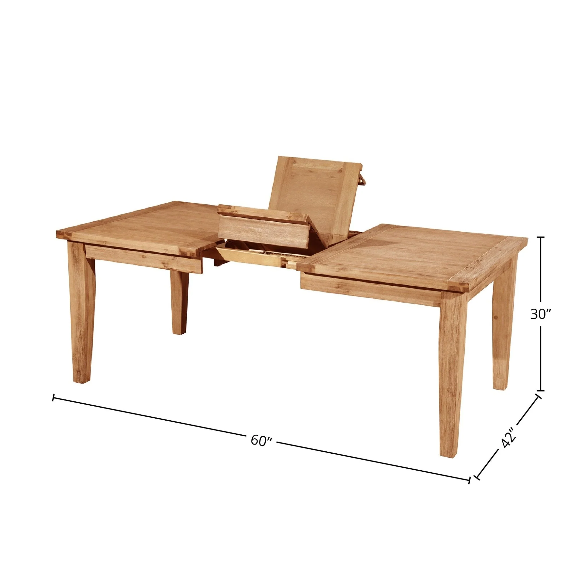 Aspen Extension Dining Table, Antique Natural - Image 5