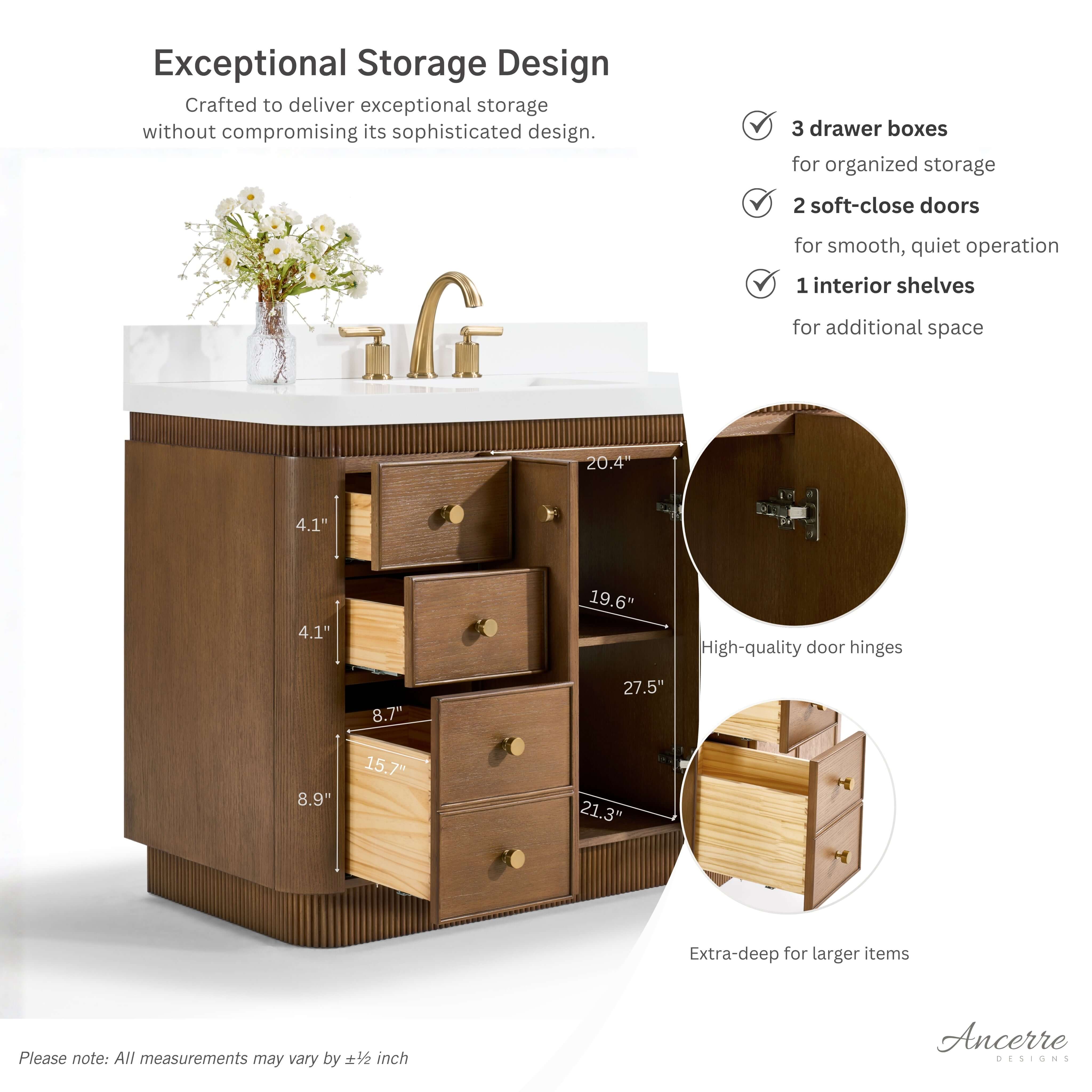 Aston Bathroom Vanity Collection - Image 12