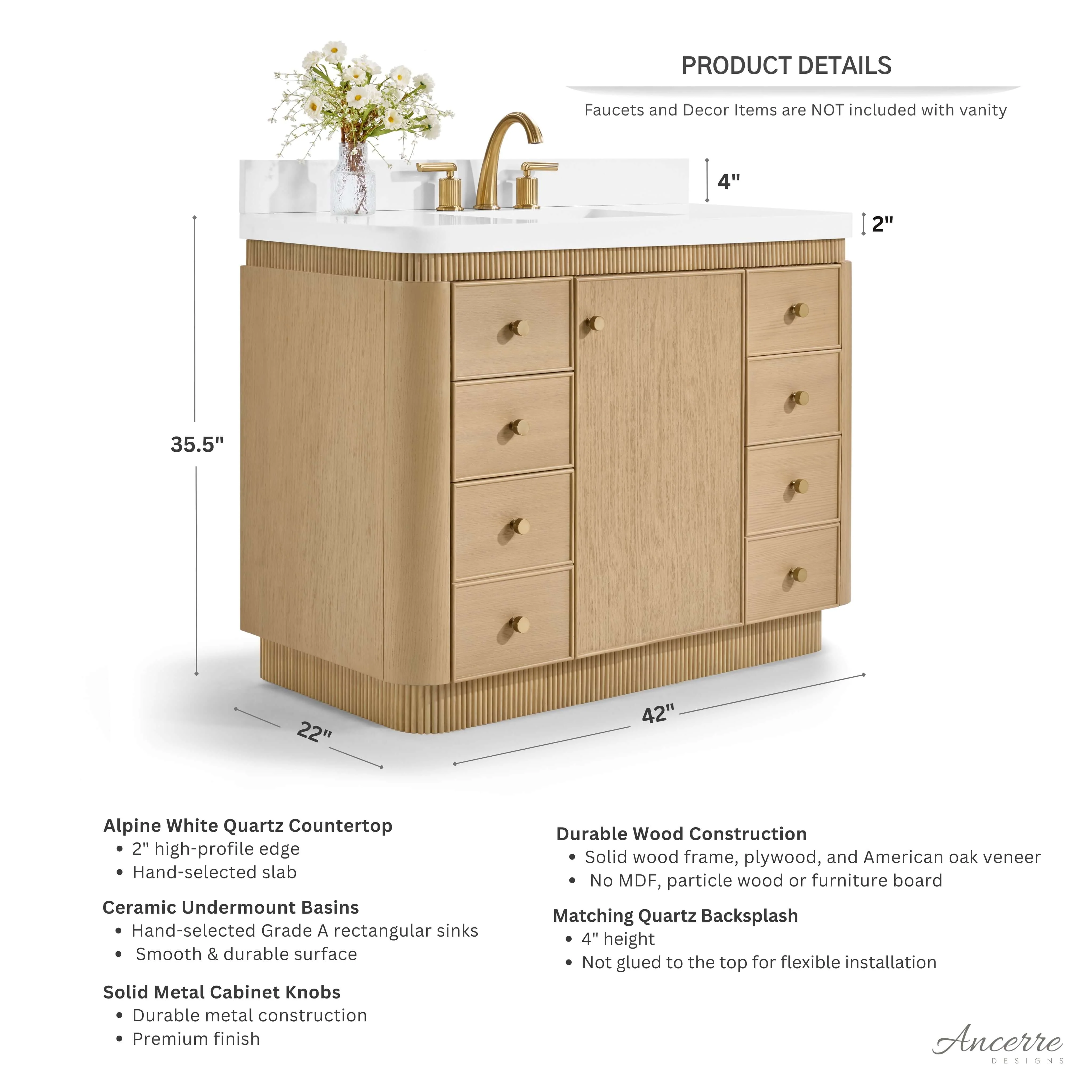 Aston Bathroom Vanity Collection - Image 20